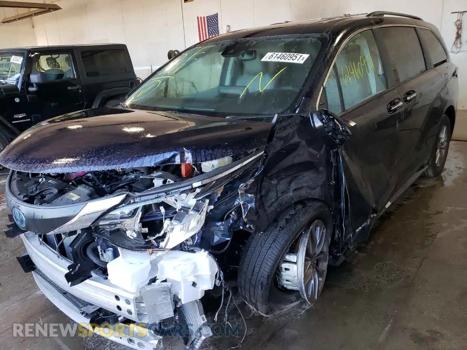 2 Photograph of a damaged car 5TDYSKFC2MS037824 TOYOTA SIENNA 2021