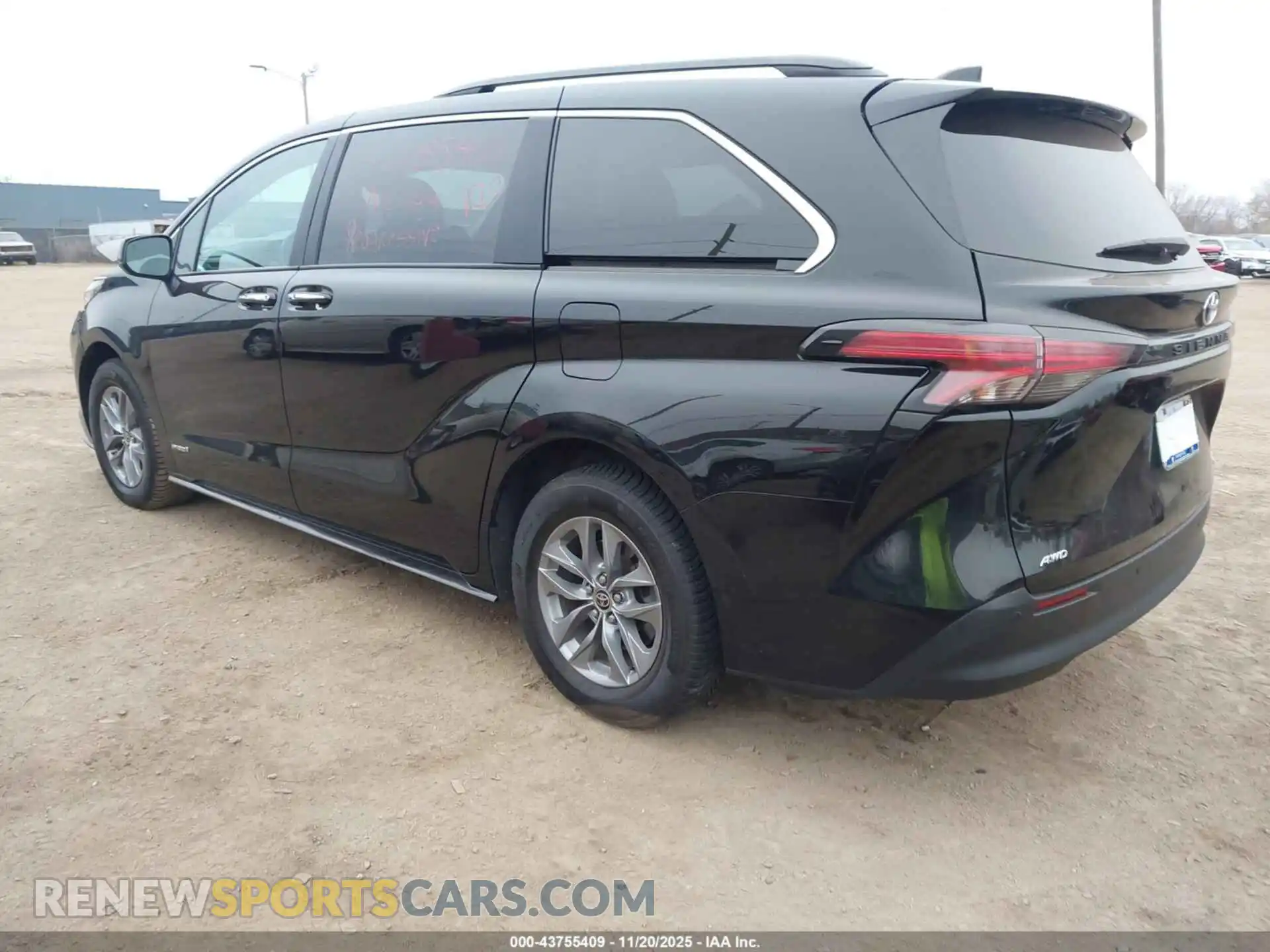 3 Фотография поврежденного автомобиля 5TDYSKFC4MS039672 TOYOTA SIENNA 2021