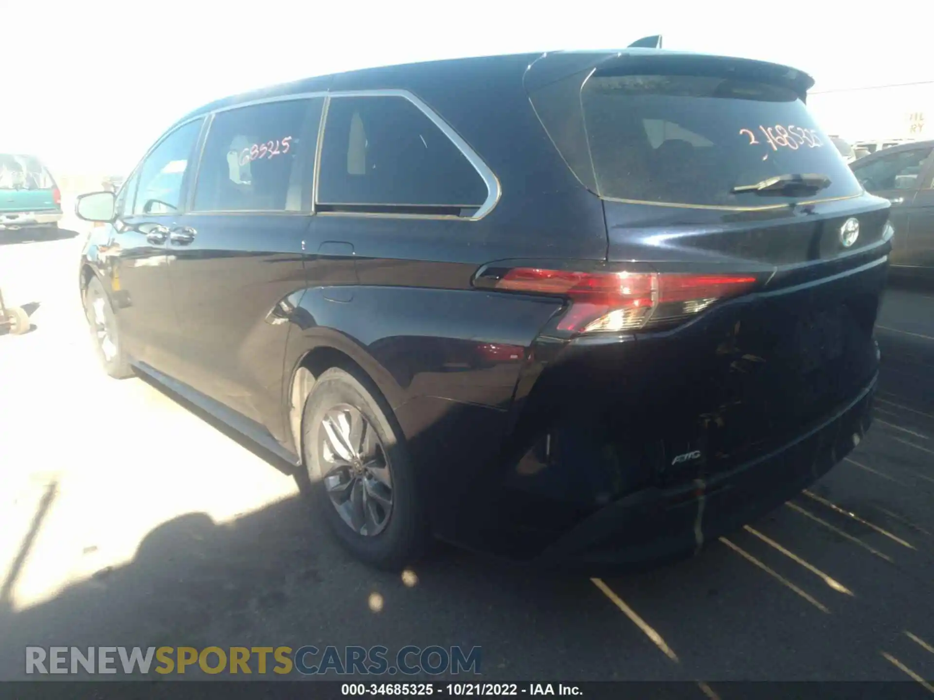 3 Фотография поврежденного автомобиля 5TDYSKFC5MS011993 TOYOTA SIENNA 2021