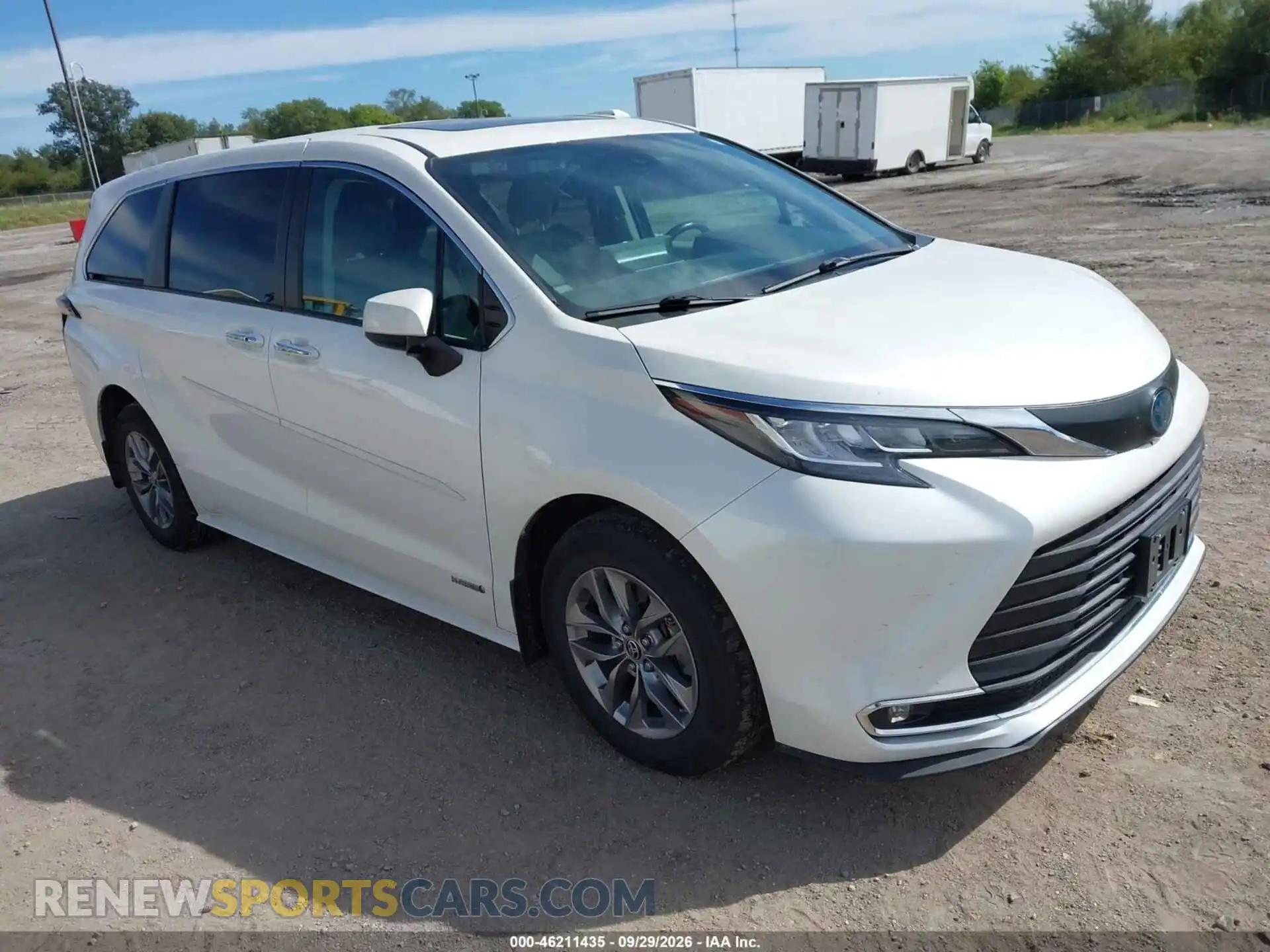 1 Фотография поврежденного автомобиля 5TDYSKFC8MS016900 TOYOTA SIENNA 2021