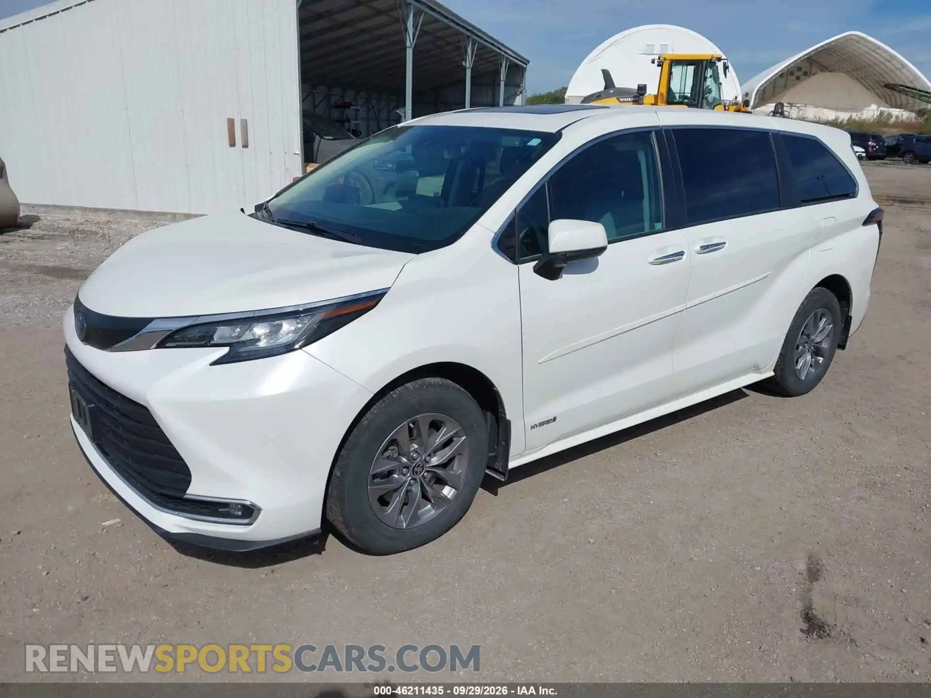 2 Фотография поврежденного автомобиля 5TDYSKFC8MS016900 TOYOTA SIENNA 2021