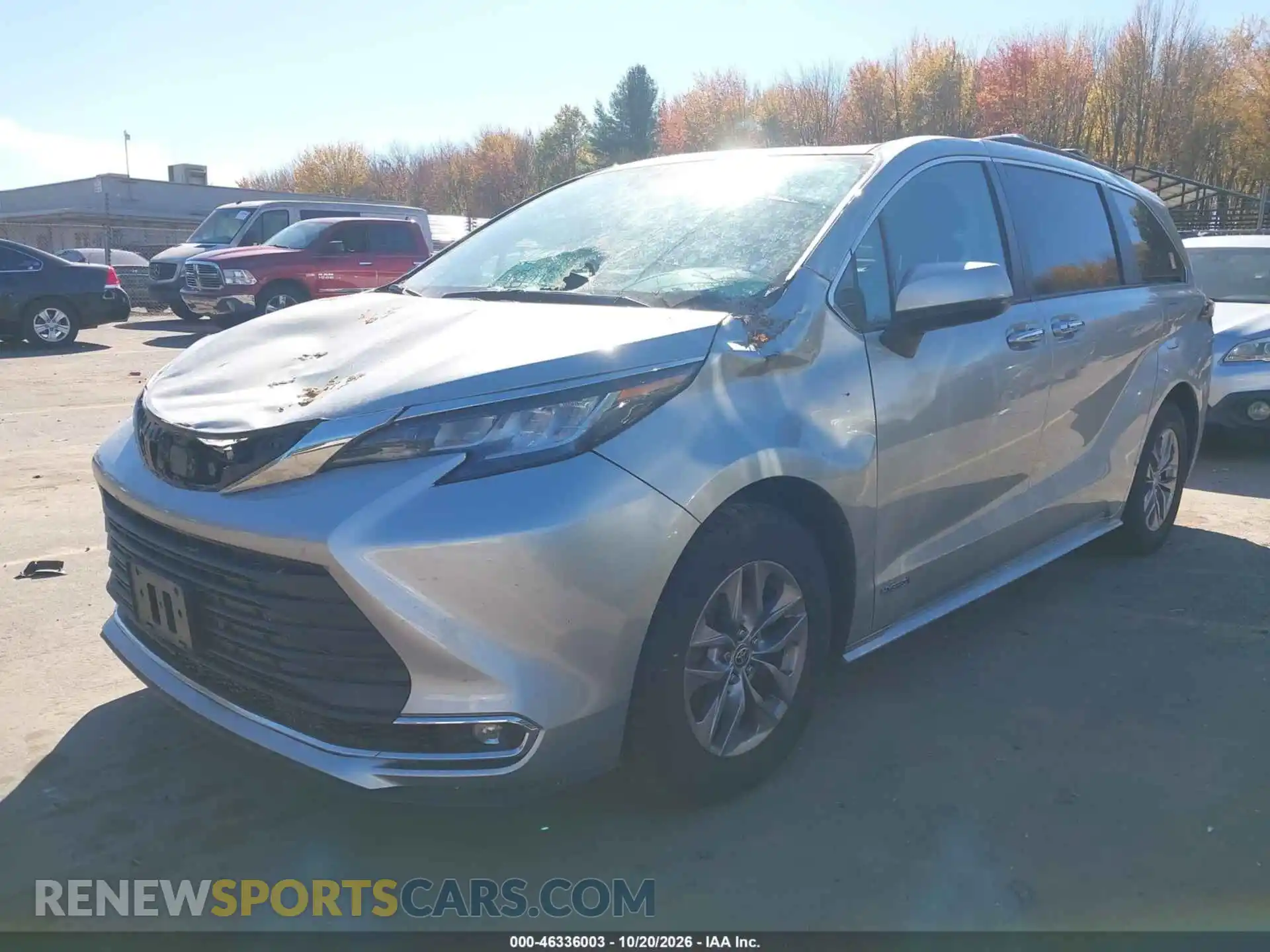 2 Photograph of a damaged car 5TDYSKFC9MS016050 TOYOTA SIENNA 2021