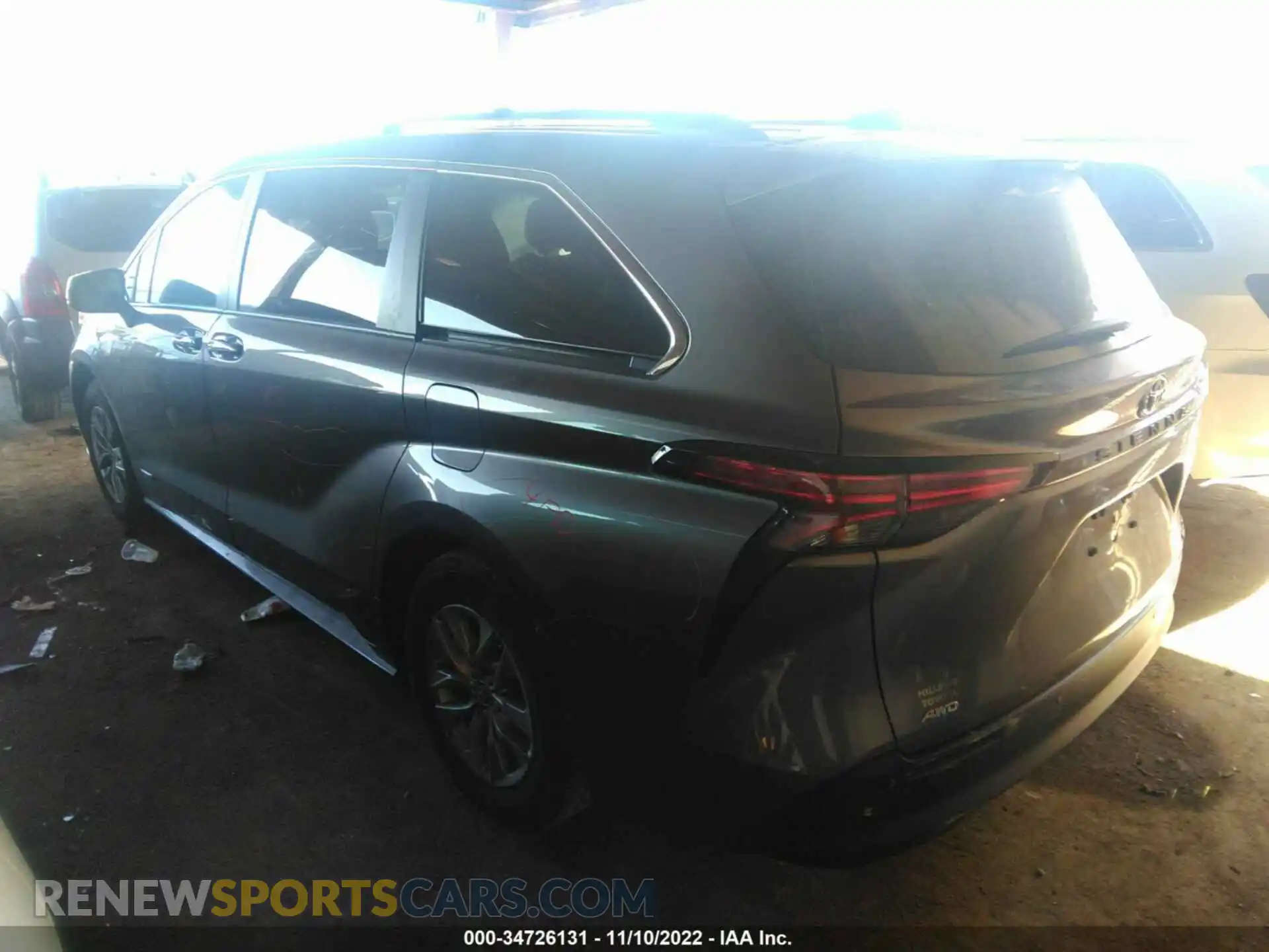 3 Photograph of a damaged car 5TDYSKFC9MS038288 TOYOTA SIENNA 2021