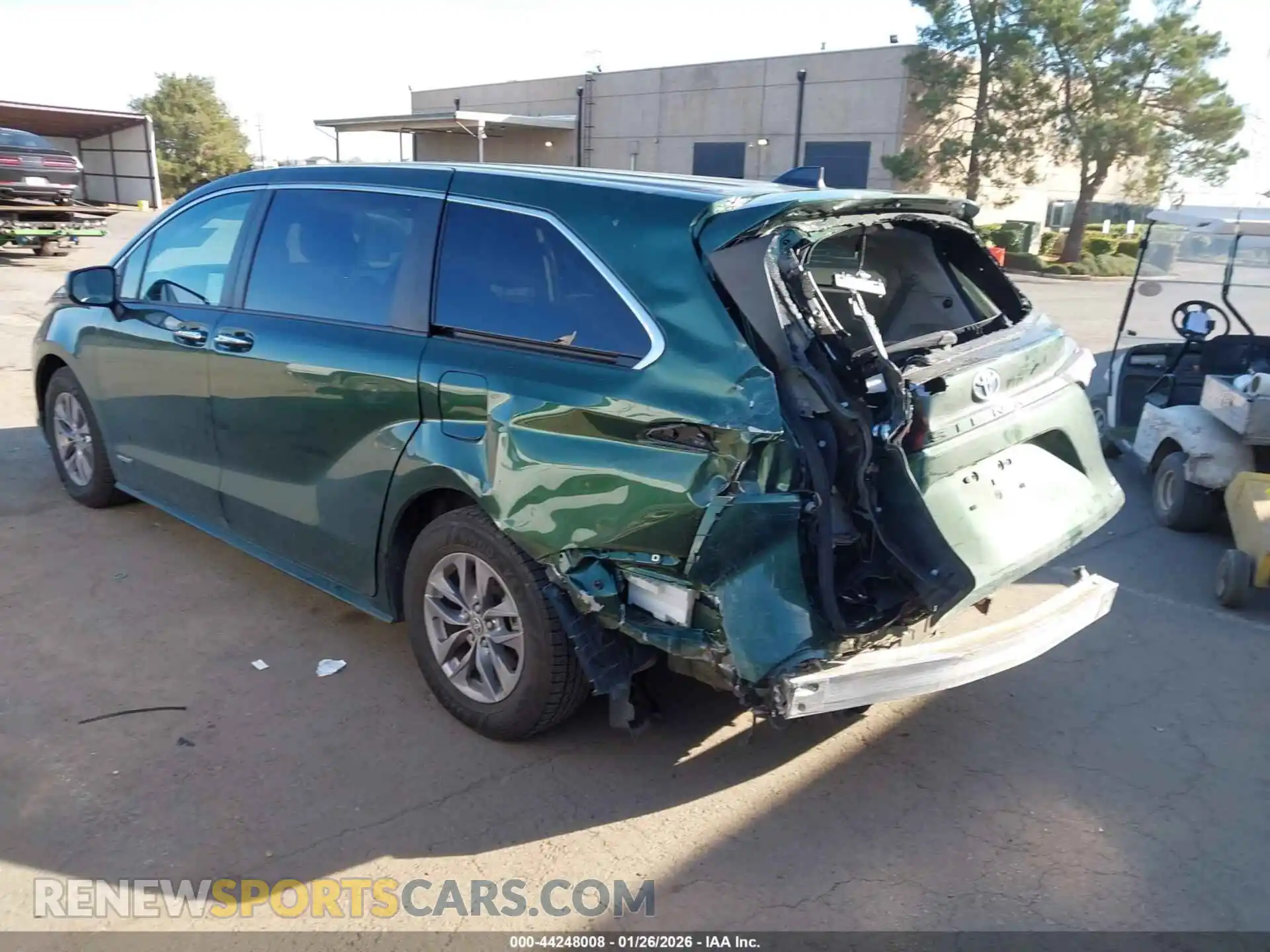 3 Photograph of a damaged car 5TDYSKFCXMS006448 TOYOTA SIENNA 2021