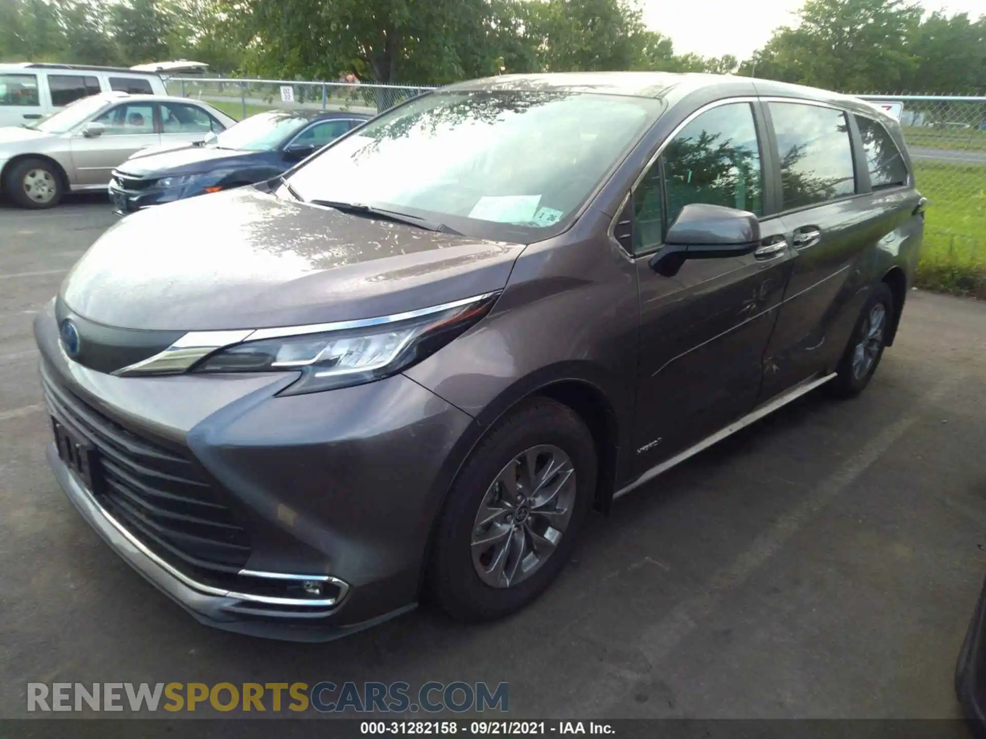 2 Photograph of a damaged car 5TDYSKFCXMS011570 TOYOTA SIENNA 2021