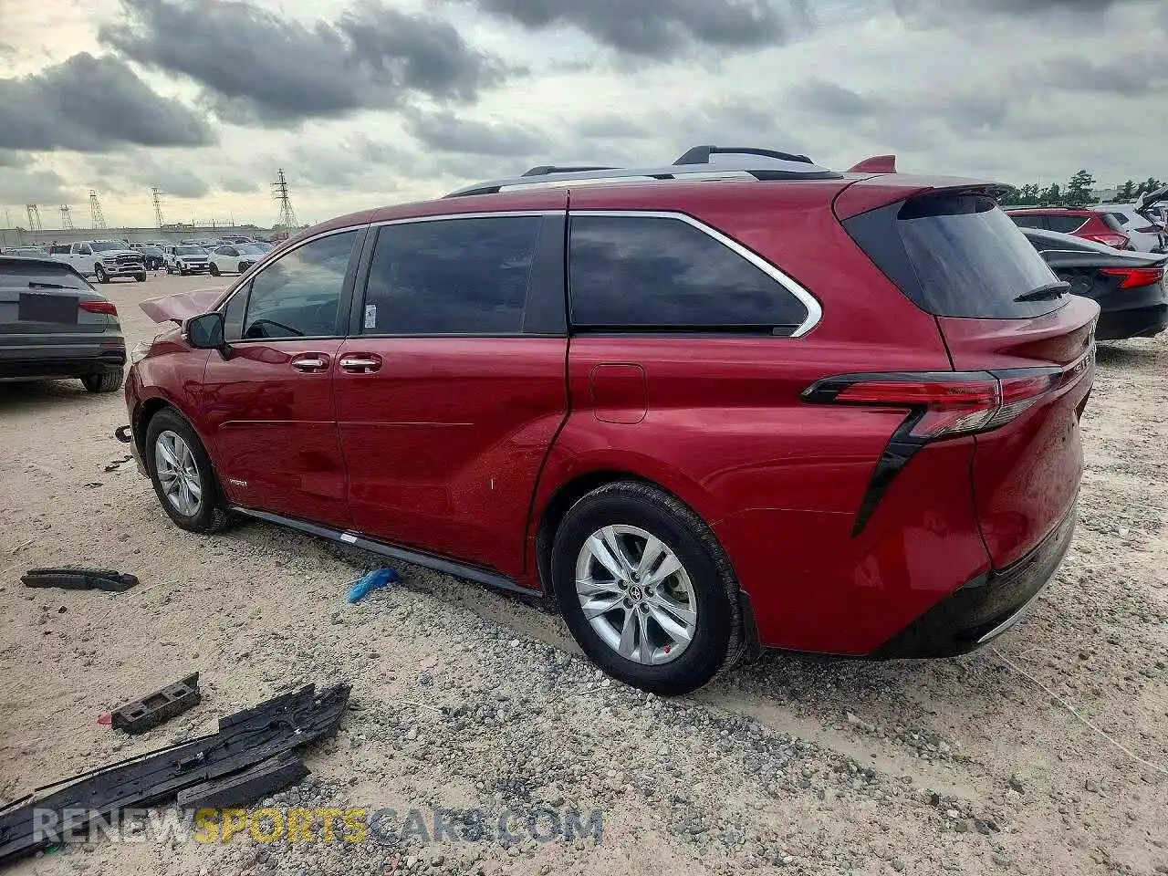 2 Photograph of a damaged car 5TDZRKEC2MS066841 TOYOTA SIENNA 2021
