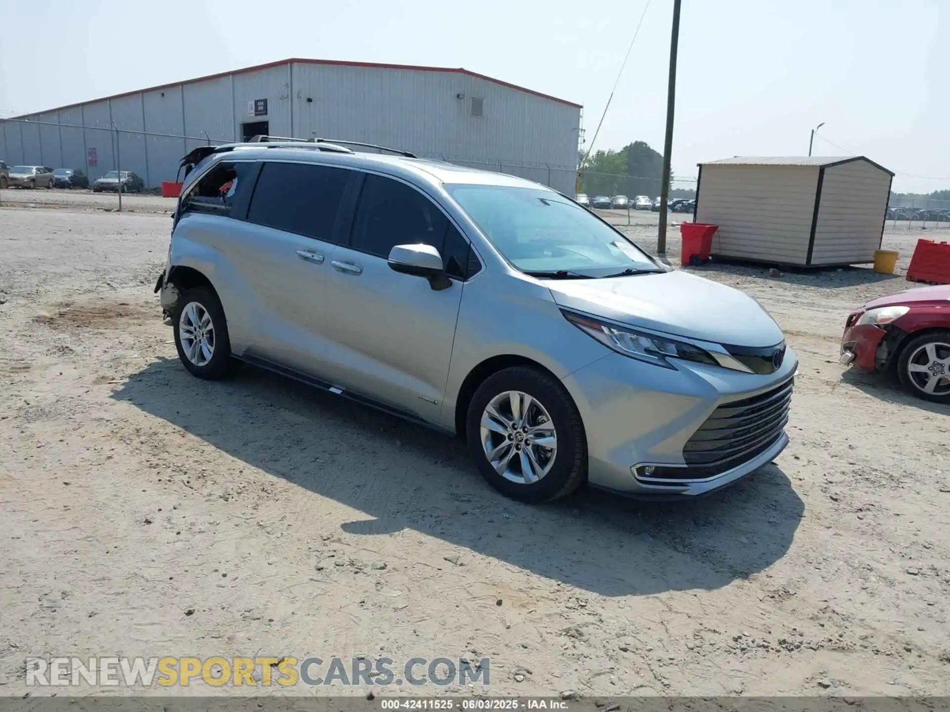 1 Photograph of a damaged car 5TDZRKEC3MS040149 TOYOTA SIENNA 2021