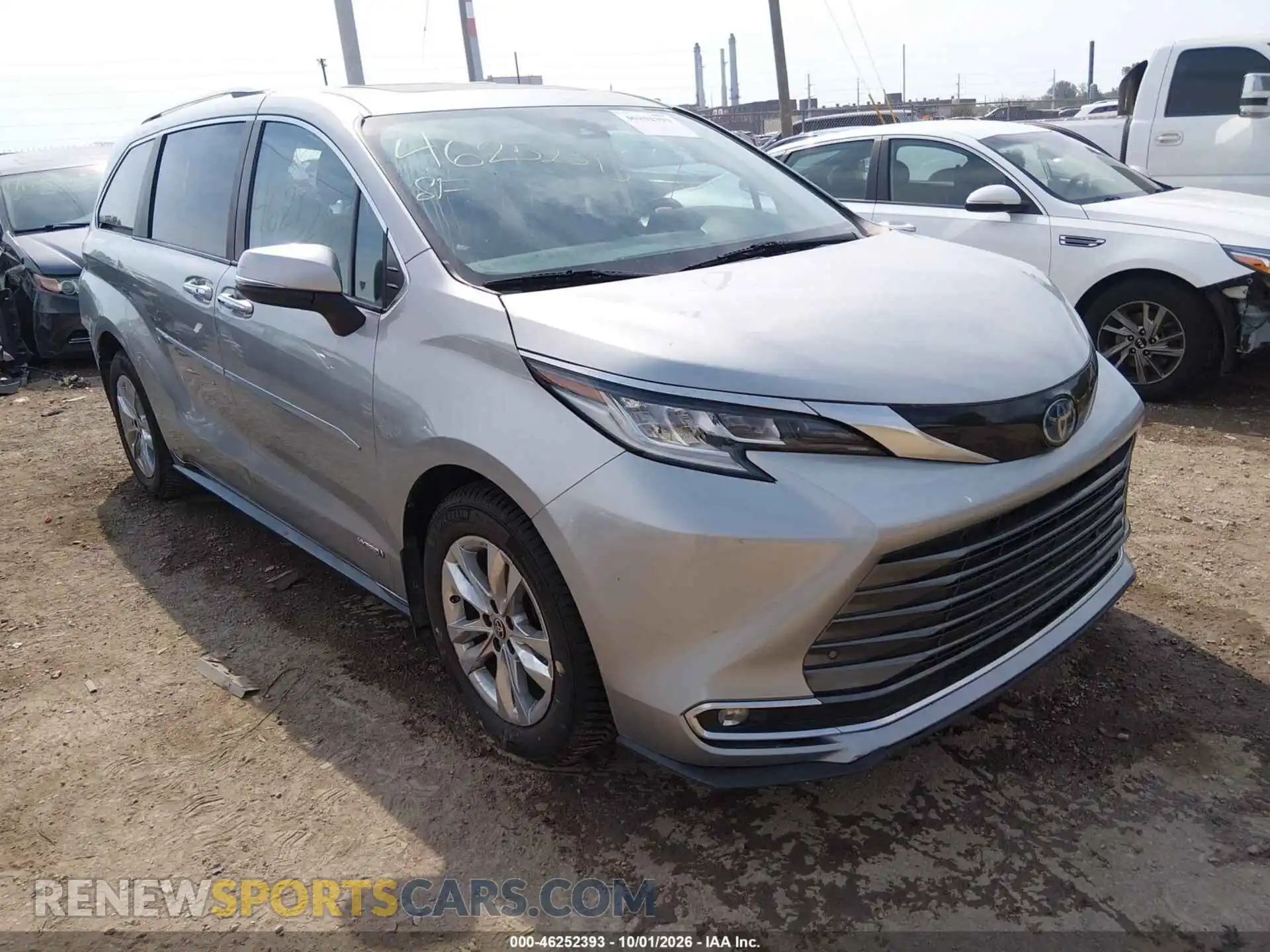 1 Фотография поврежденного автомобиля 5TDZRKEC4MS021870 TOYOTA SIENNA 2021