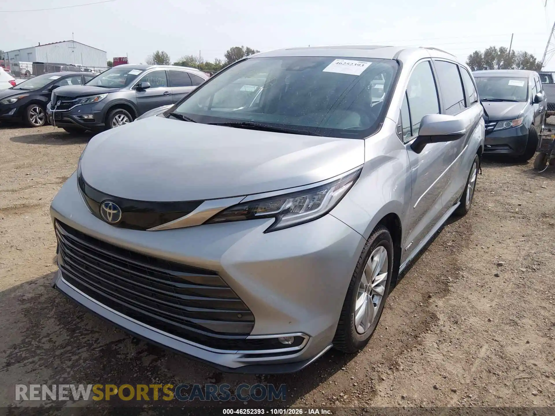 2 Фотография поврежденного автомобиля 5TDZRKEC4MS021870 TOYOTA SIENNA 2021