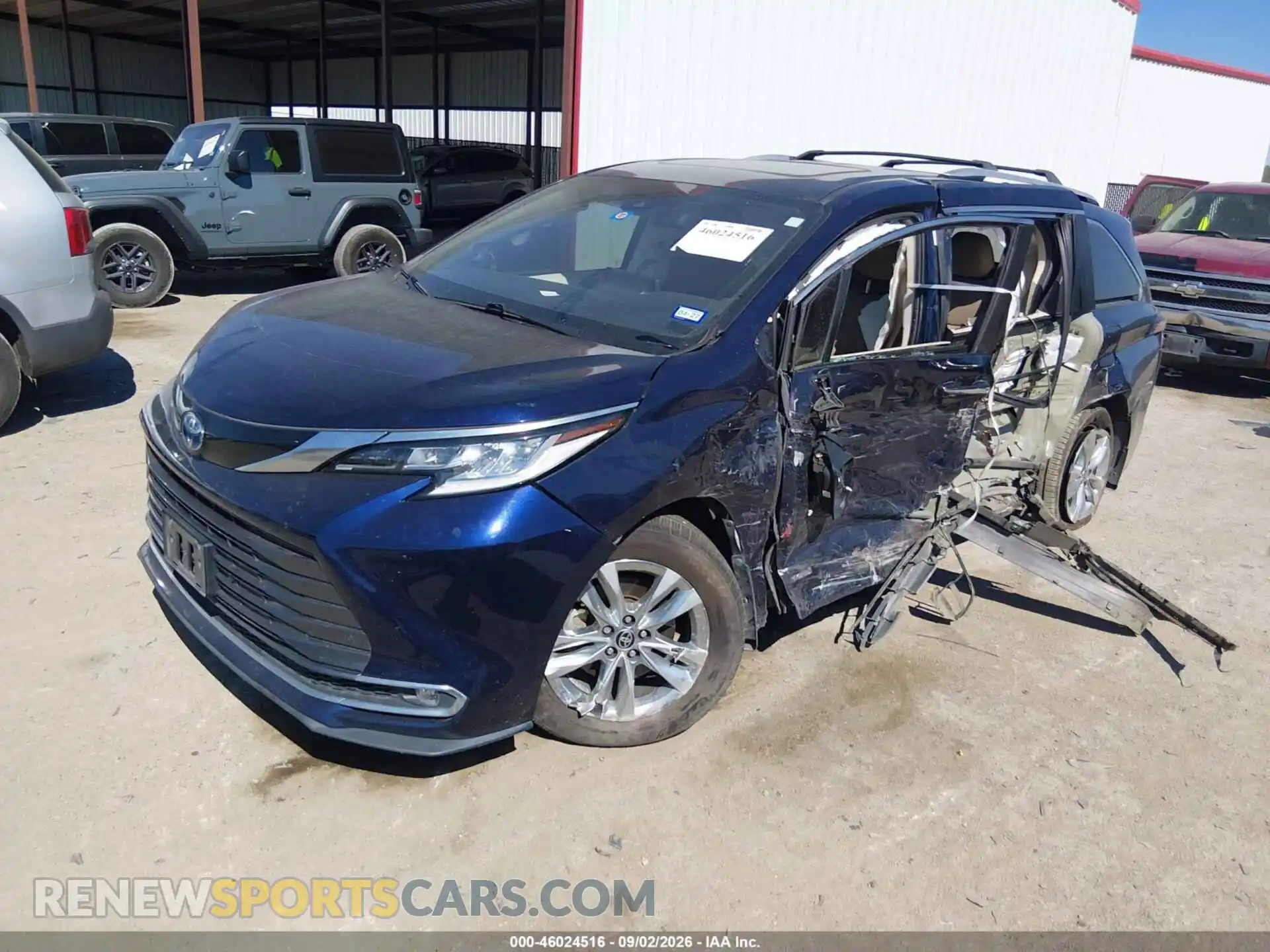 2 Фотография поврежденного автомобиля 5TDZRKEC7MS021362 TOYOTA SIENNA 2021