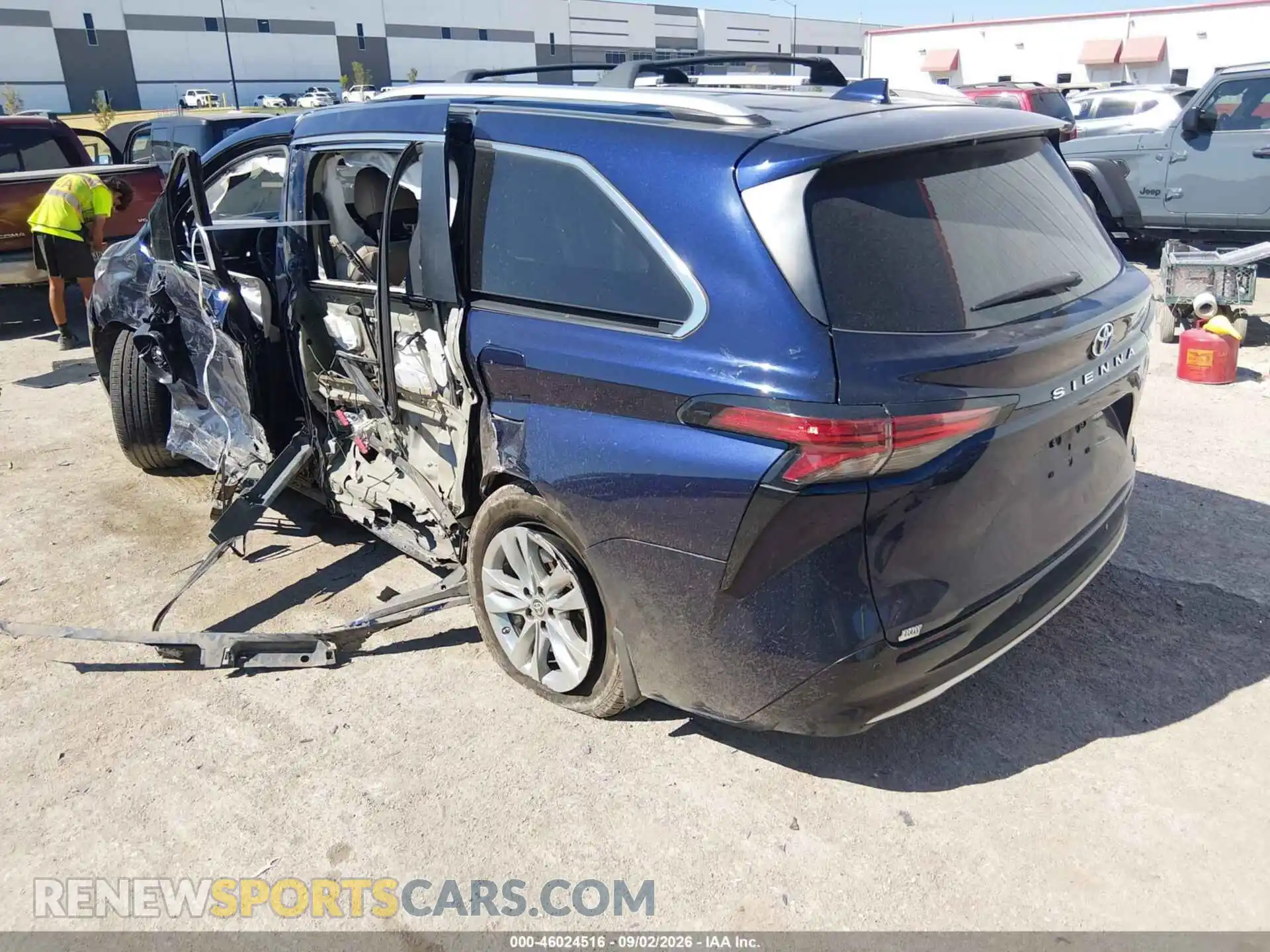 3 Фотография поврежденного автомобиля 5TDZRKEC7MS021362 TOYOTA SIENNA 2021