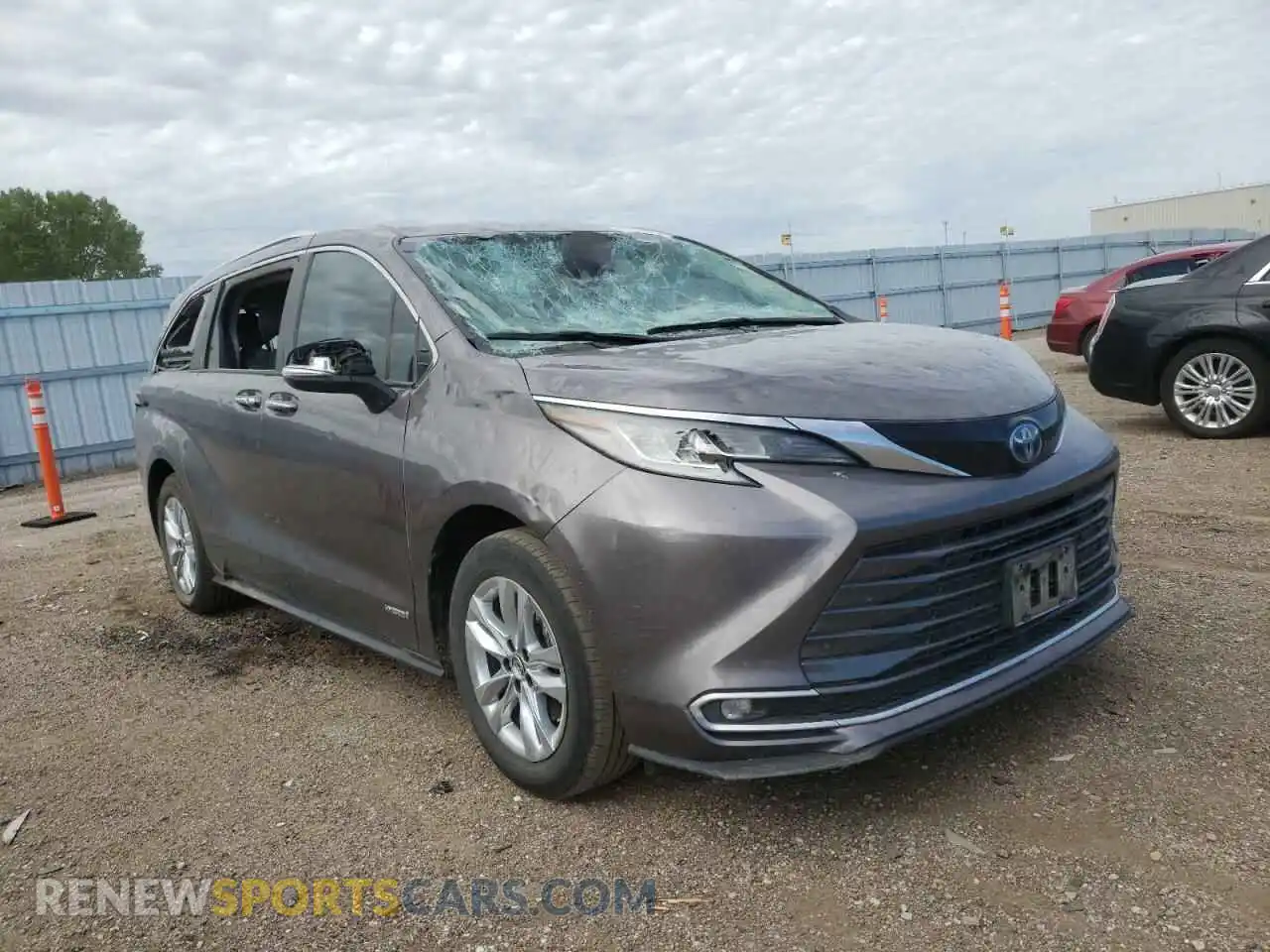 1 fotografías del automóvil dañado 5TDZSKFC4MS010418 TOYOTA SIENNA 2021