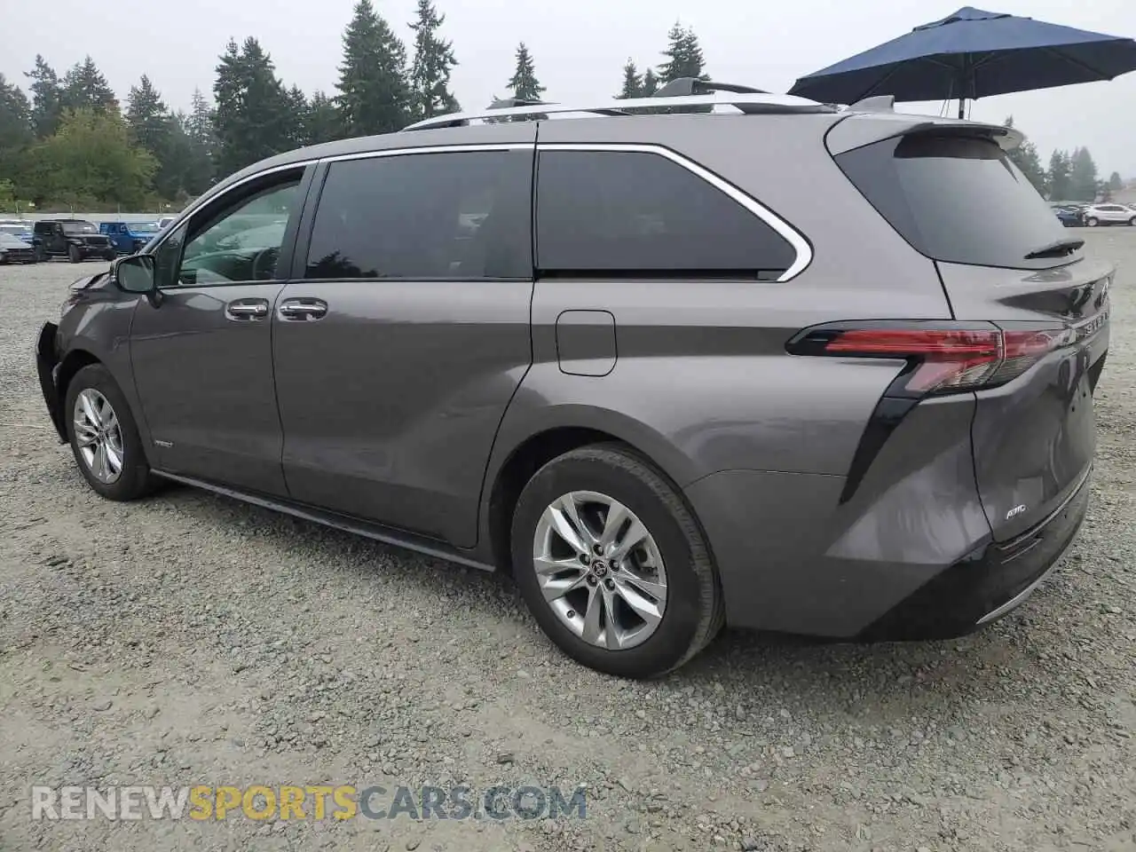 2 Photograph of a damaged car 5TDZSKFC6MS037085 TOYOTA SIENNA 2021
