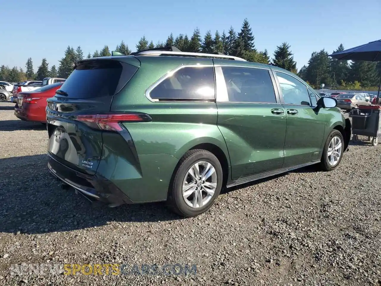 3 Фотография поврежденного автомобиля 5TDZSKFCXMS023058 TOYOTA SIENNA 2021