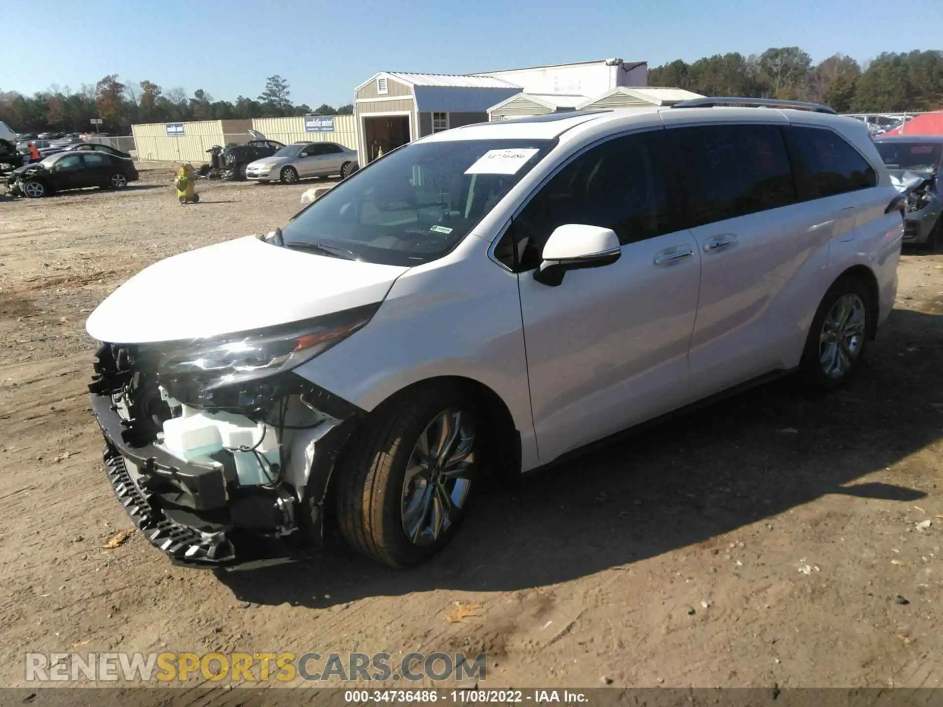 2 Photograph of a damaged car 5TDERKEC9NS120118 TOYOTA SIENNA 2022