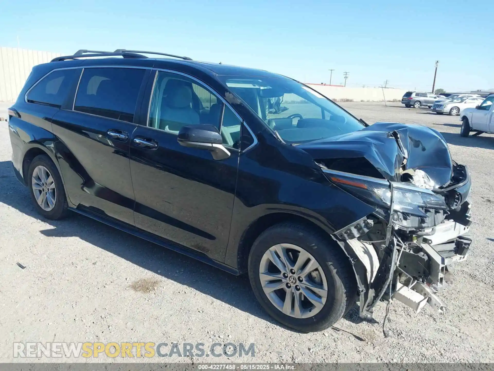 1 Photograph of a damaged car 5TDJRKEC1NS086089 TOYOTA SIENNA 2022