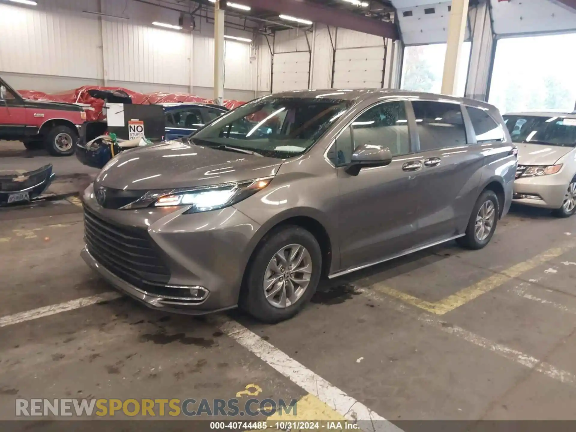 2 Фотография поврежденного автомобиля 5TDYRKEC3NS091549 TOYOTA SIENNA 2022