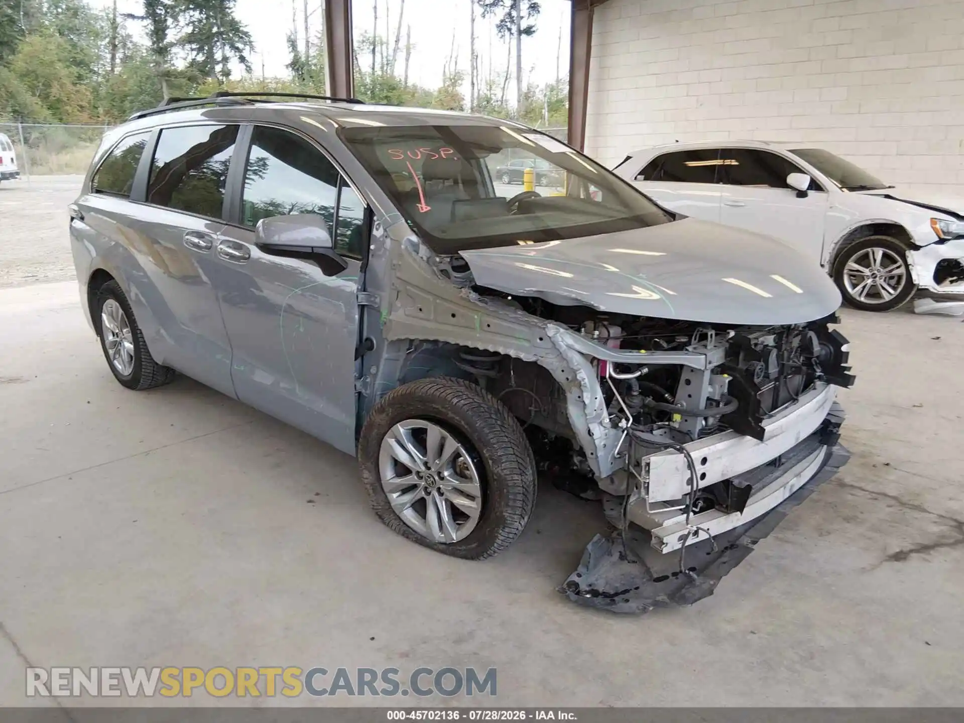 1 Photograph of a damaged car 5TDCSKFCXPS087112 TOYOTA SIENNA 2023
