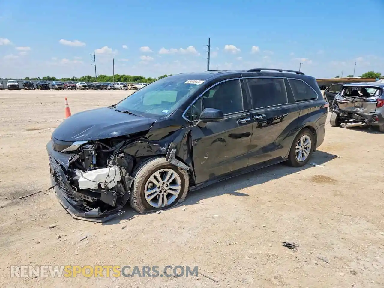 1 fotografías del automóvil dañado 5TDDSKFC1PS080330 TOYOTA SIENNA 2023