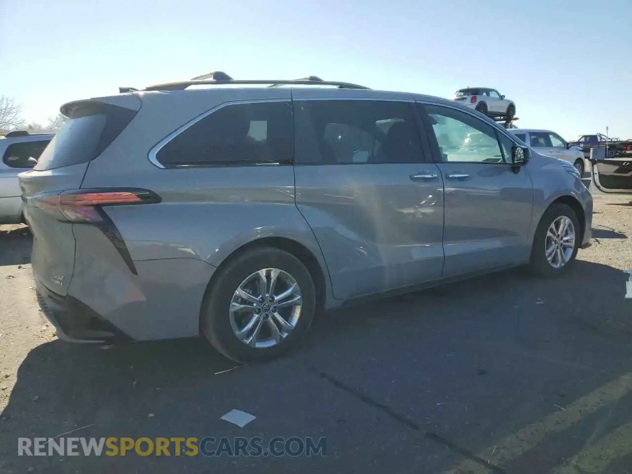 3 fotografías del automóvil dañado 5TDDSKFC7PS107370 TOYOTA SIENNA 2023