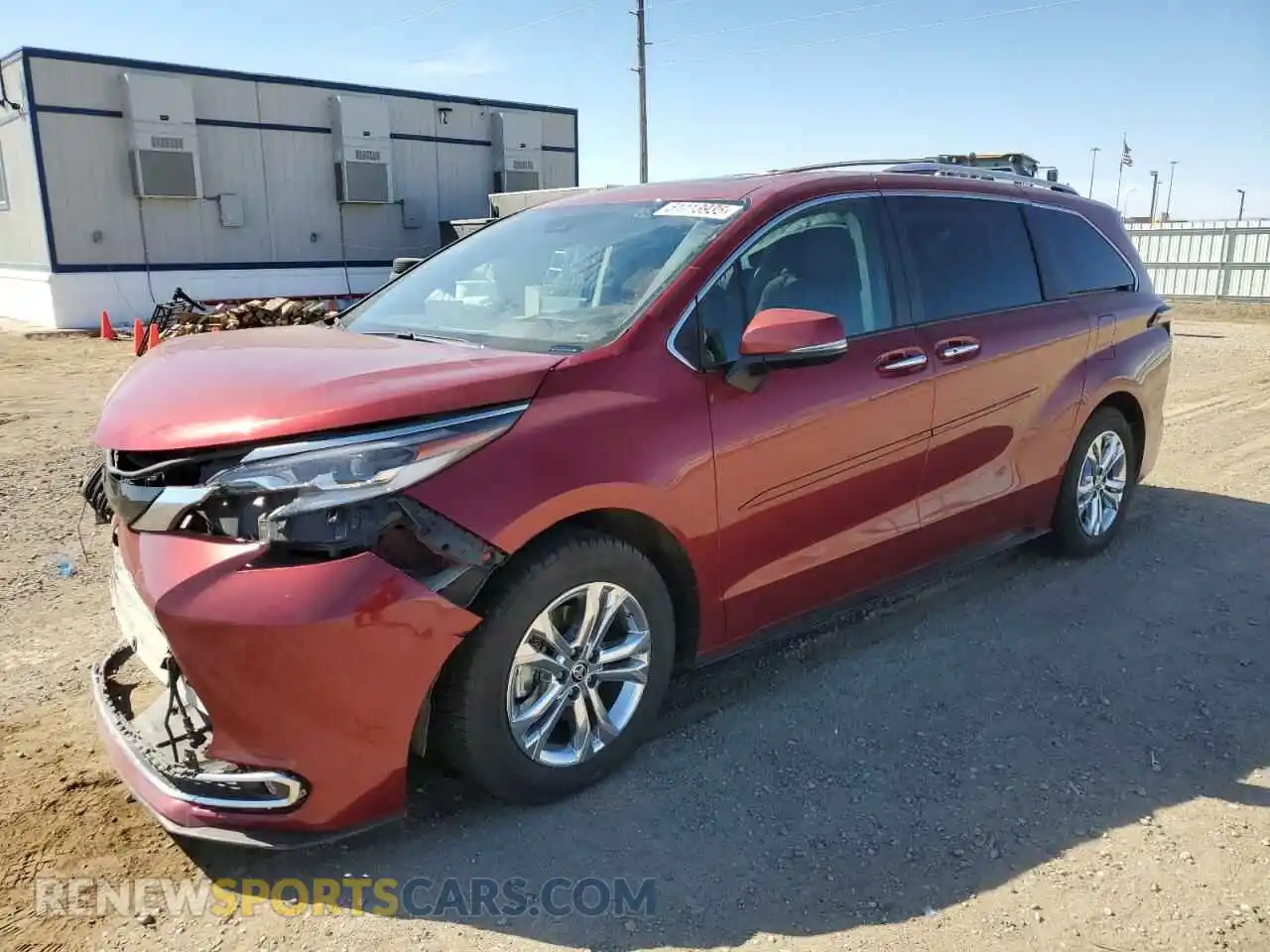 1 Photograph of a damaged car 5TDESKFC9PS100229 TOYOTA SIENNA 2023