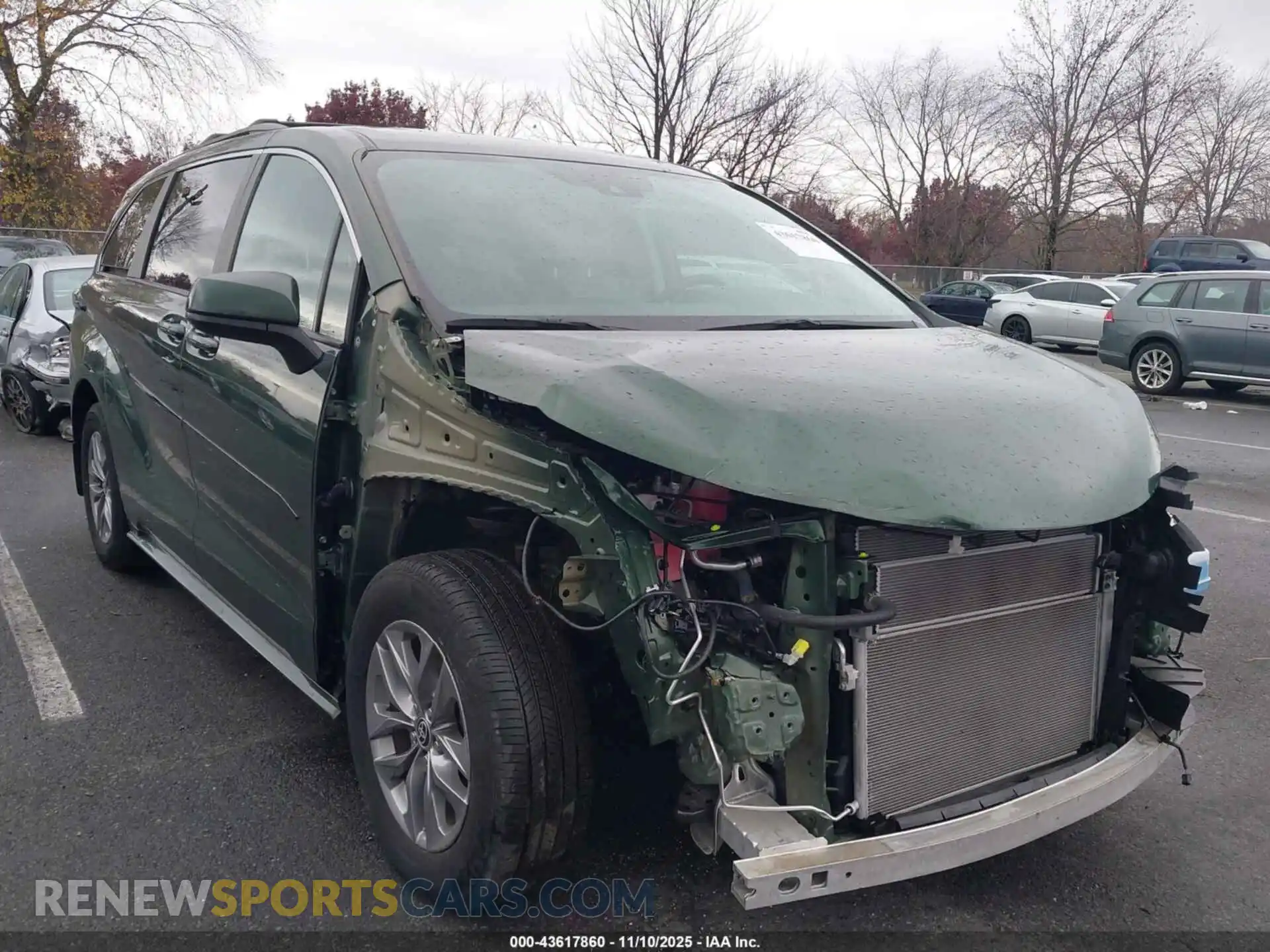 1 fotografías del automóvil dañado 5TDKRKEC6PS144446 TOYOTA SIENNA 2023