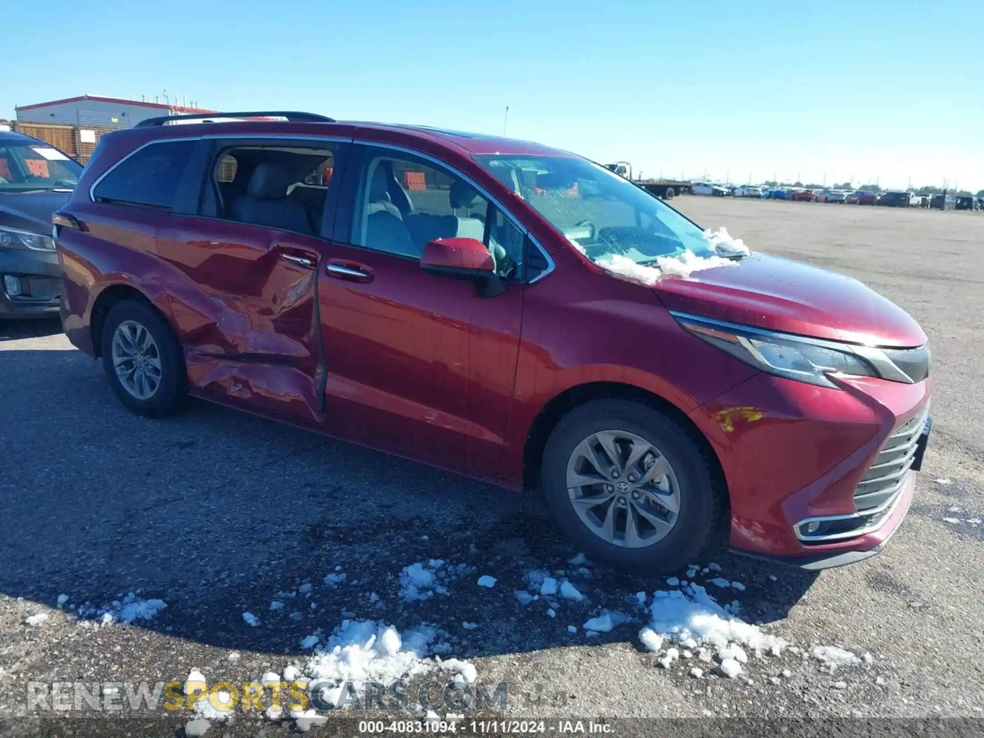 1 fotografías del automóvil dañado 5TDYRKEC6PS165369 TOYOTA SIENNA 2023