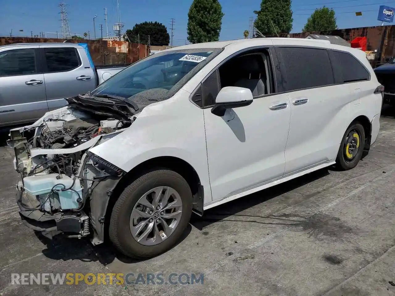 1 fotografías del automóvil dañado 5TDYSKFCXPS078447 TOYOTA SIENNA 2023