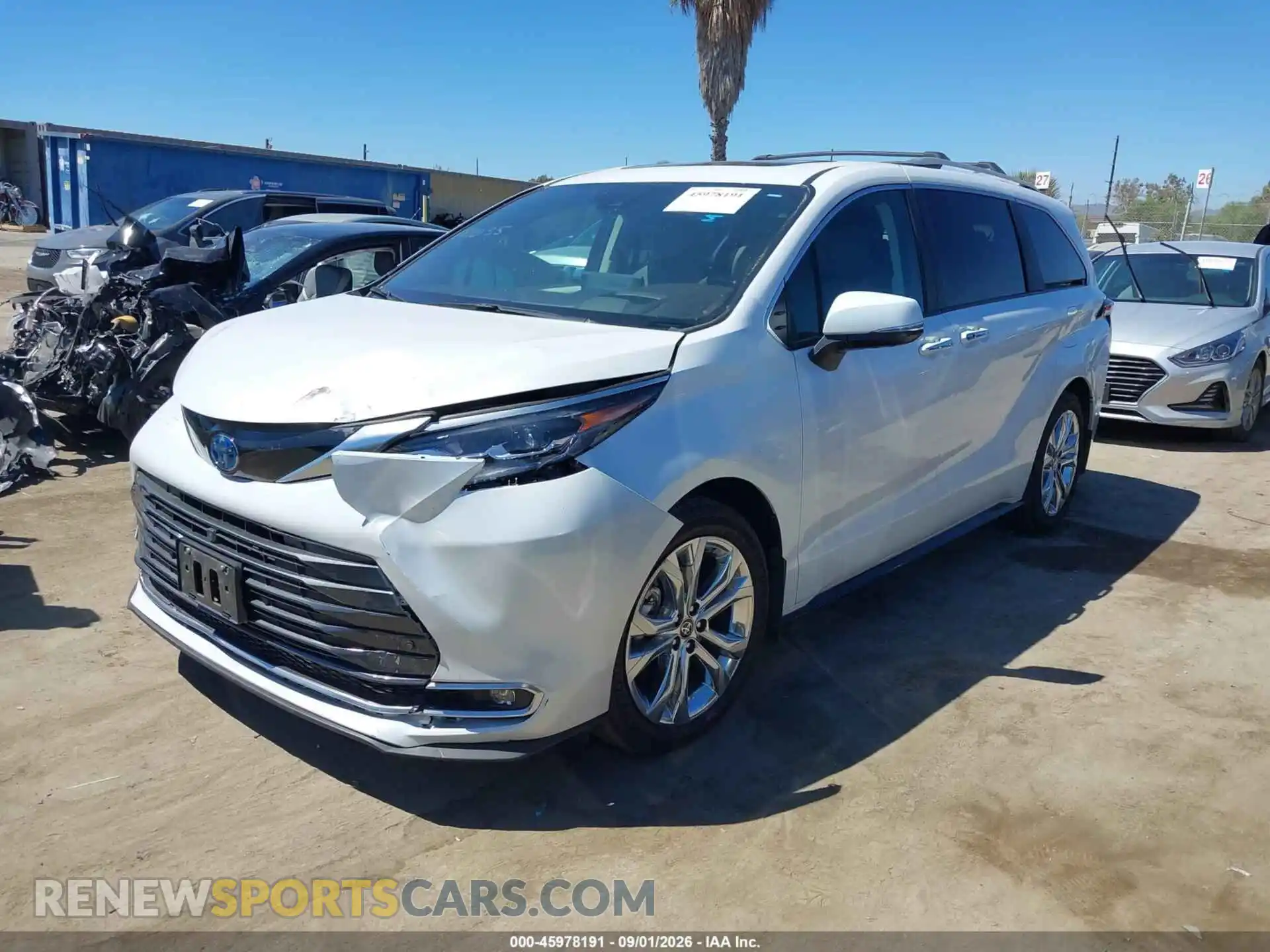 2 Photograph of a damaged car 5TDERKEC4RS183715 TOYOTA SIENNA 2024