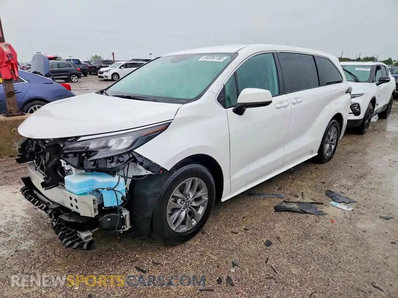 1 Photograph of a damaged car 5TDKRKEC3RS195678 TOYOTA SIENNA 2024