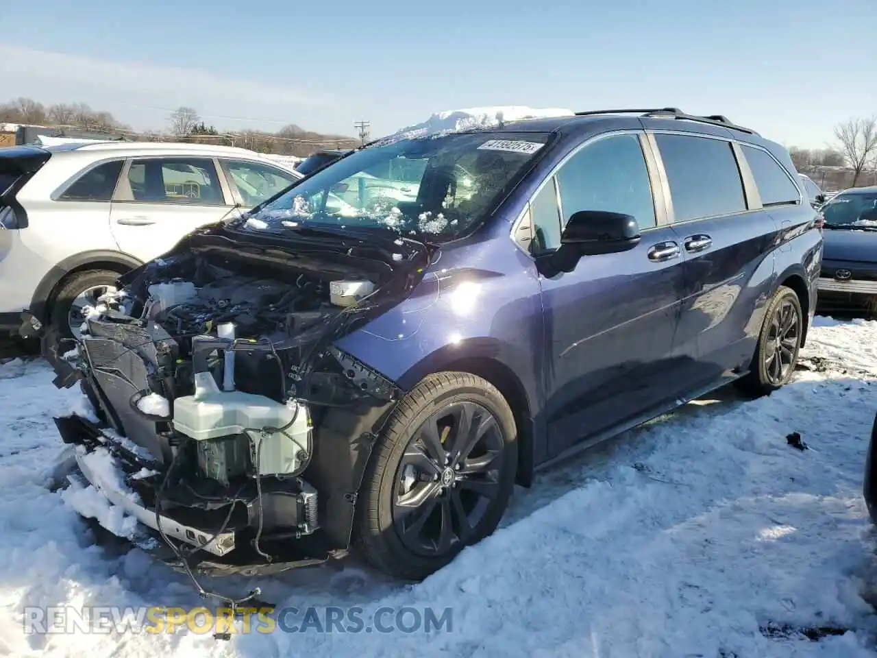 1 fotografías del automóvil dañado 5TDXRKEC2RS187433 TOYOTA SIENNA 2024