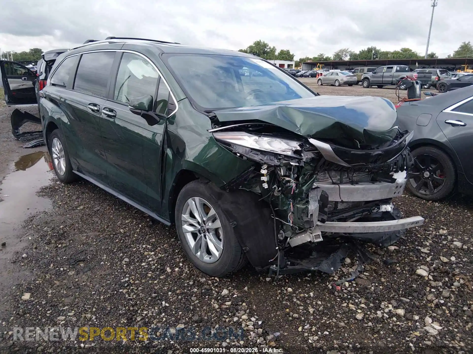 1 Photograph of a damaged car 5TDZSKFC3RS130816 TOYOTA SIENNA 2024