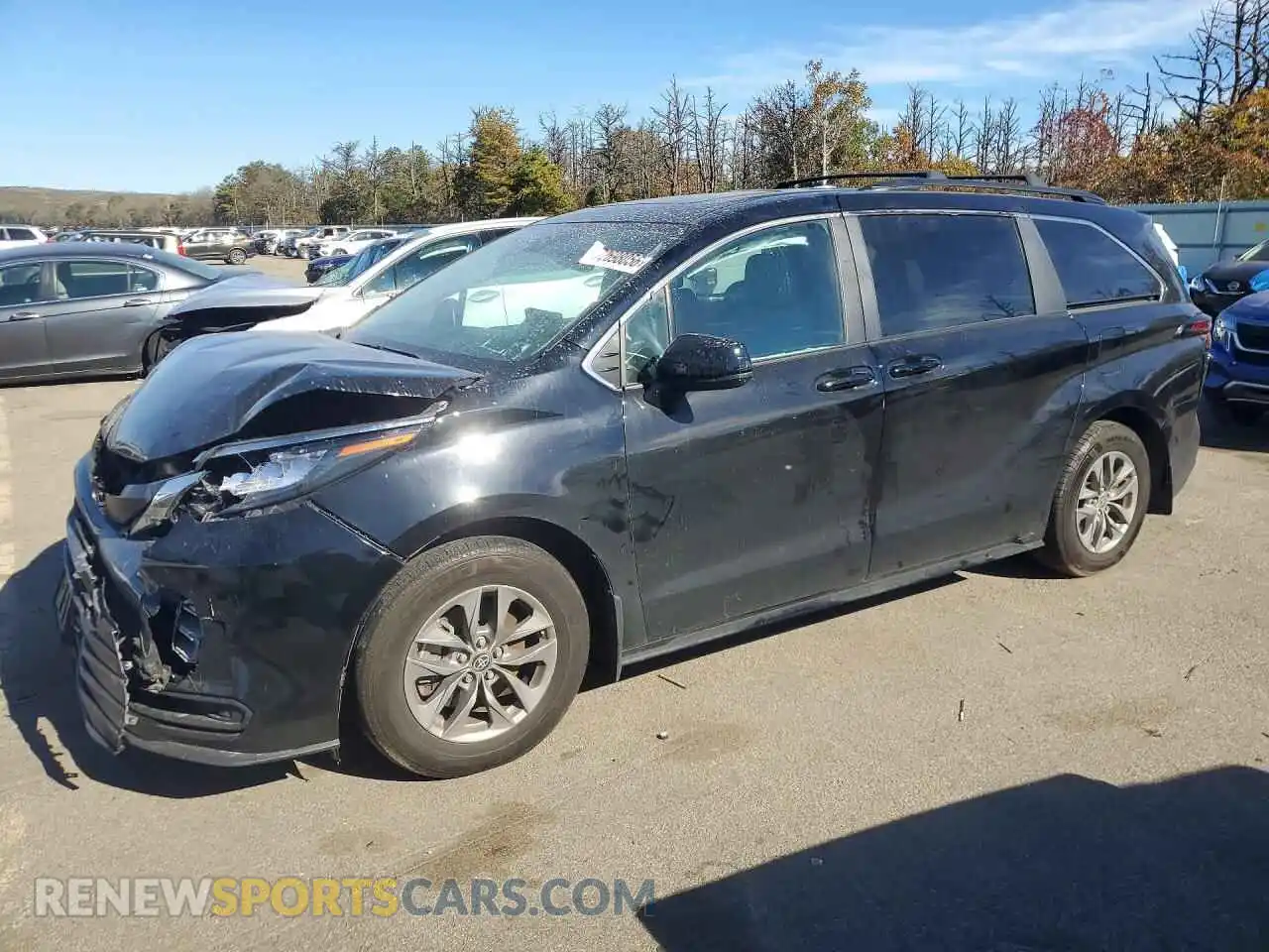 1 Photograph of a damaged car 5TDBRKEC6SS232079 TOYOTA SIENNA 2025