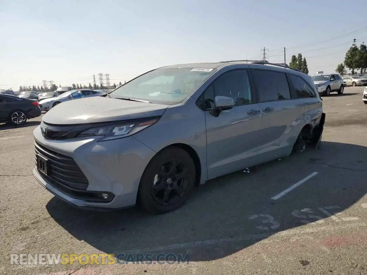 1 Фотография поврежденного автомобиля 5TDCSKFC5SS164591 TOYOTA SIENNA 2025