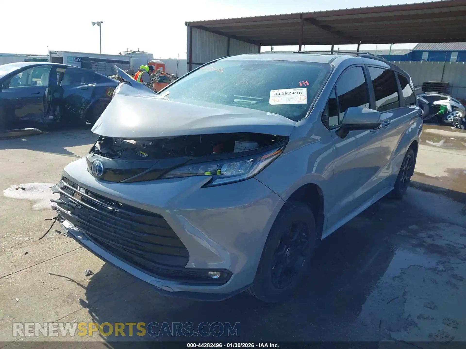 2 Photograph of a damaged car 5TDCSKFC9SS191051 TOYOTA SIENNA 2025