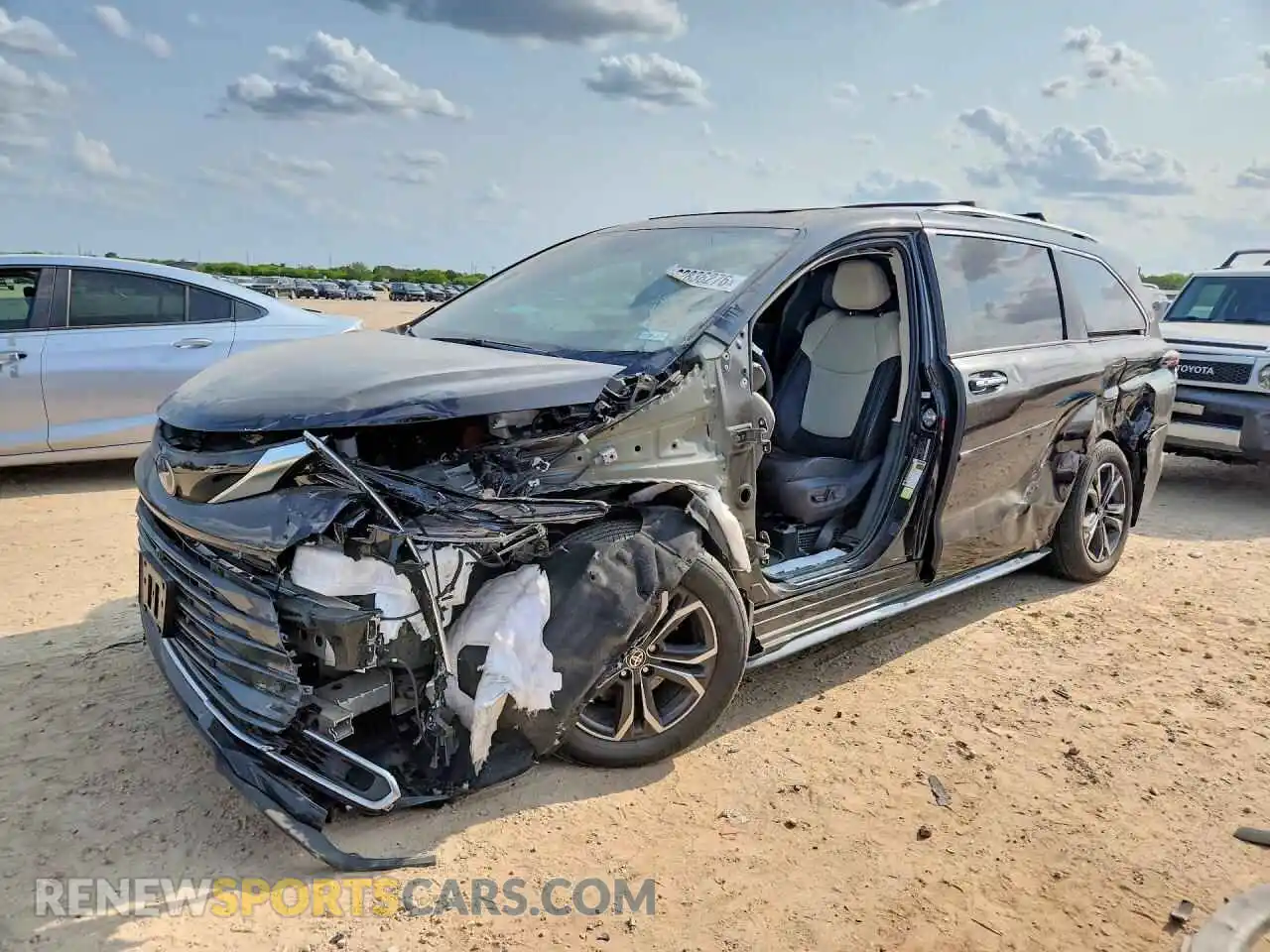 1 Photograph of a damaged car 5TDESKFC6SS205352 TOYOTA SIENNA 2025