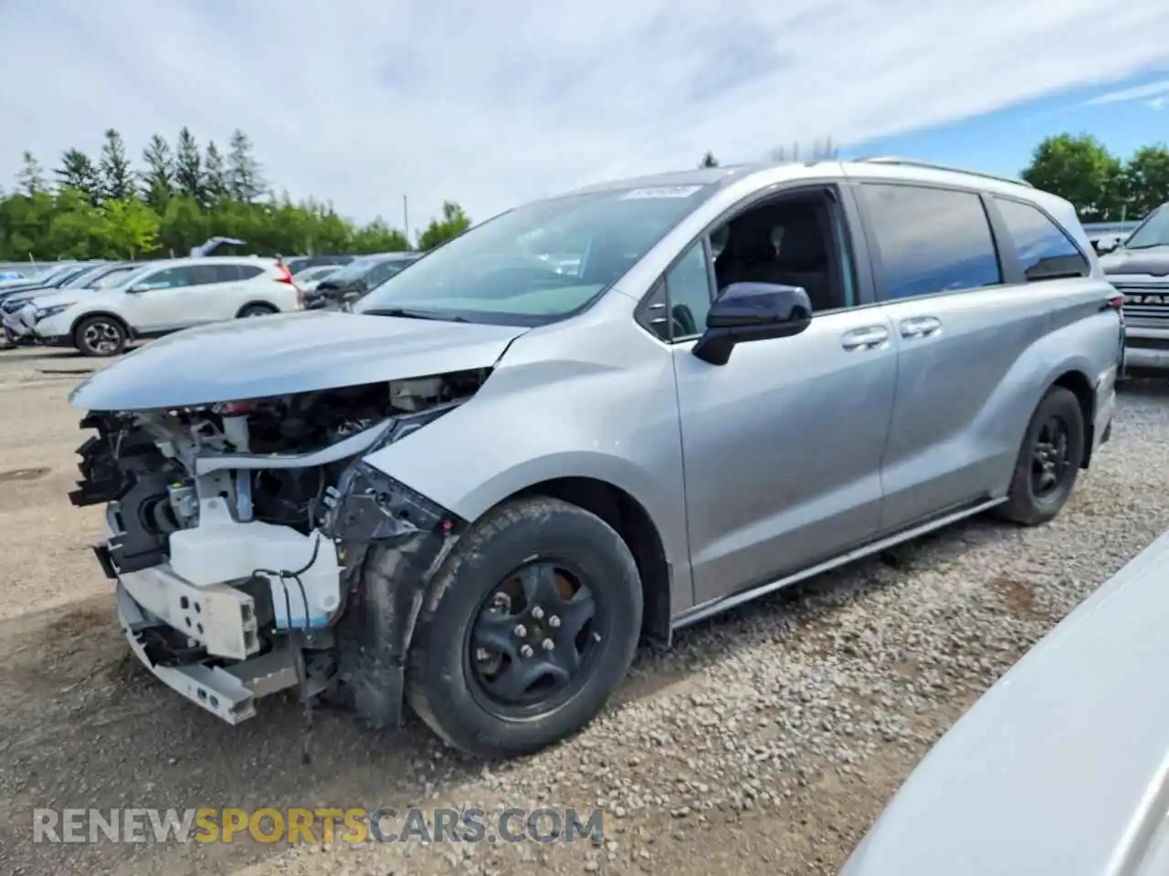 1 fotografías del automóvil dañado 5TDGSKFC8SS215809 TOYOTA SIENNA 2025