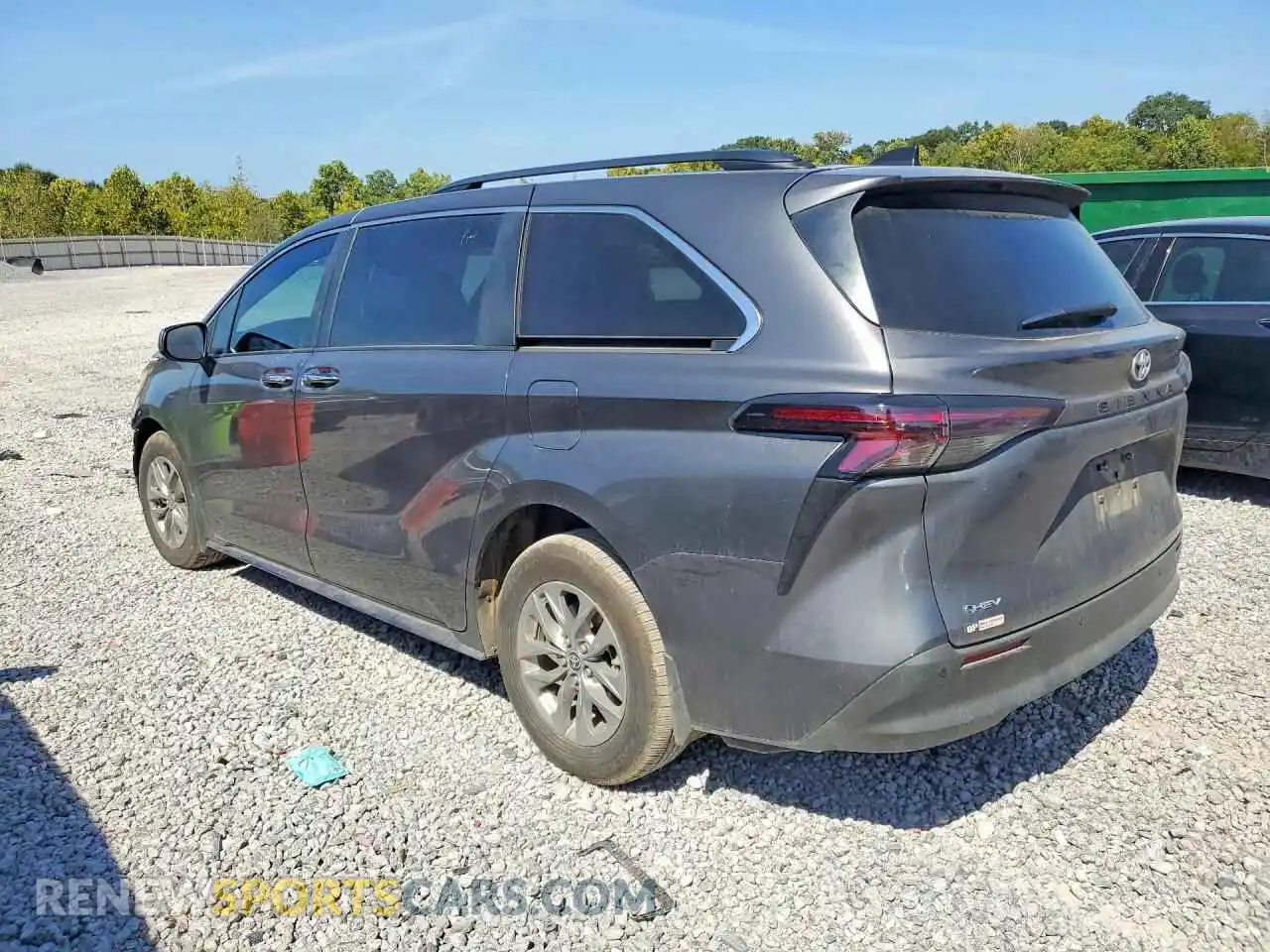 2 fotografías del automóvil dañado 5TDJRKEC8SS289105 TOYOTA SIENNA 2025