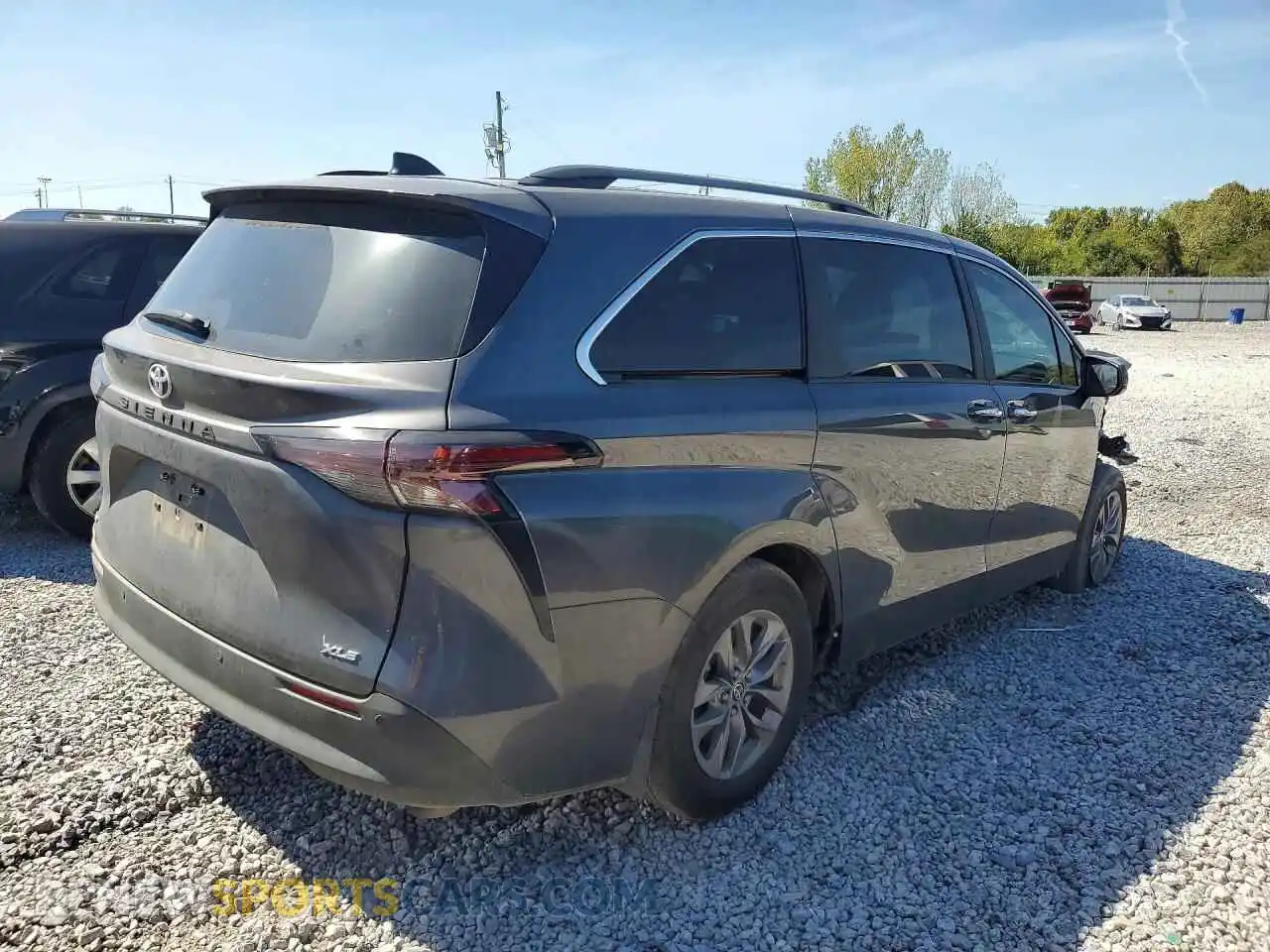 3 fotografías del automóvil dañado 5TDJRKEC8SS289105 TOYOTA SIENNA 2025