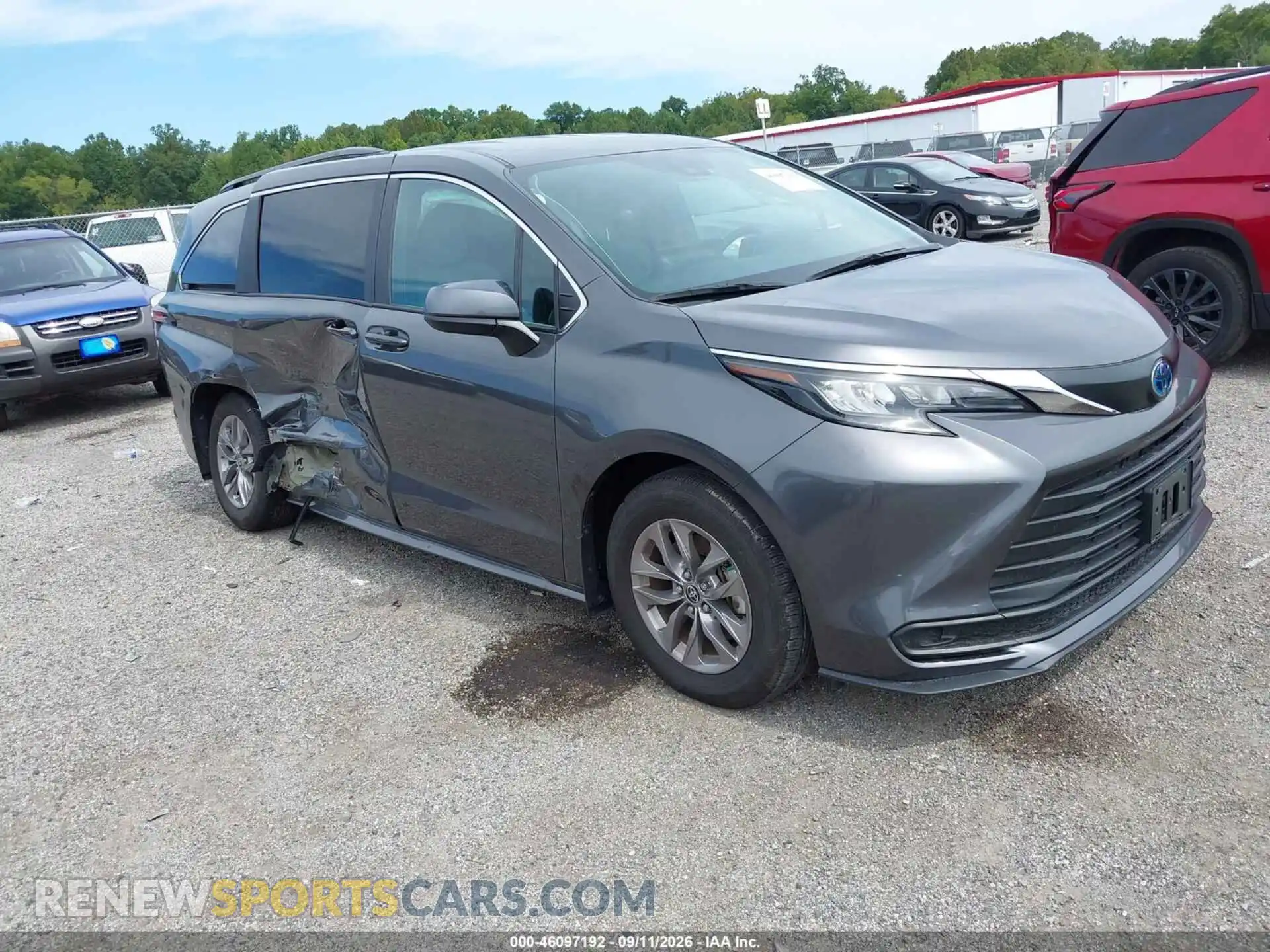 1 fotografías del automóvil dañado 5TDKRKEC9SS239057 TOYOTA SIENNA 2025