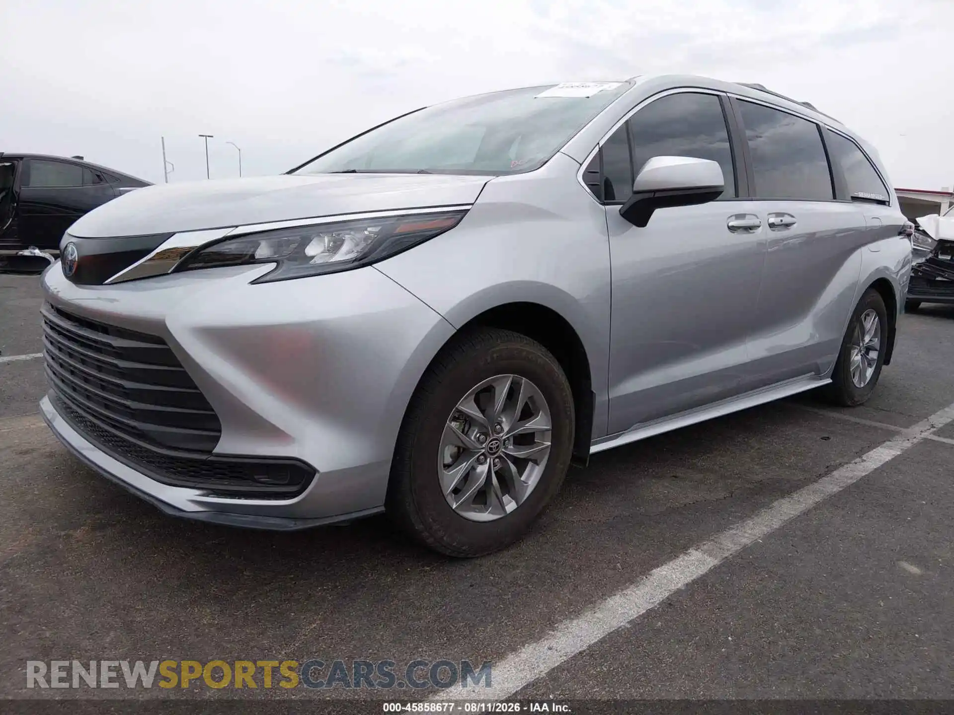 2 Фотография поврежденного автомобиля 5TDKRKEC9SS270129 TOYOTA SIENNA 2025