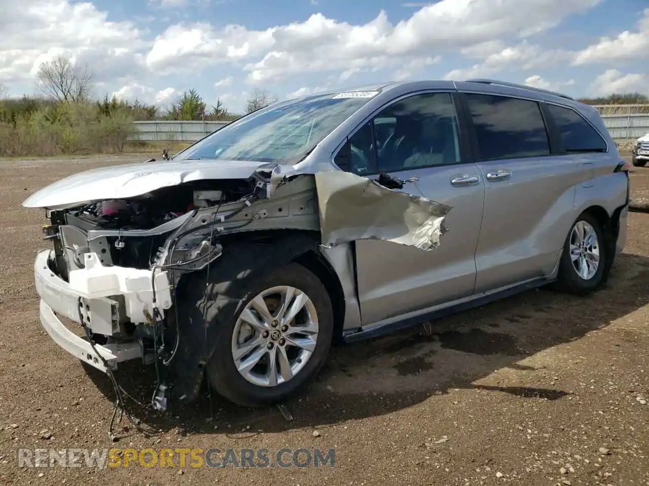 1 fotografías del automóvil dañado 5TDZSKFC2SS164445 TOYOTA SIENNA 2025