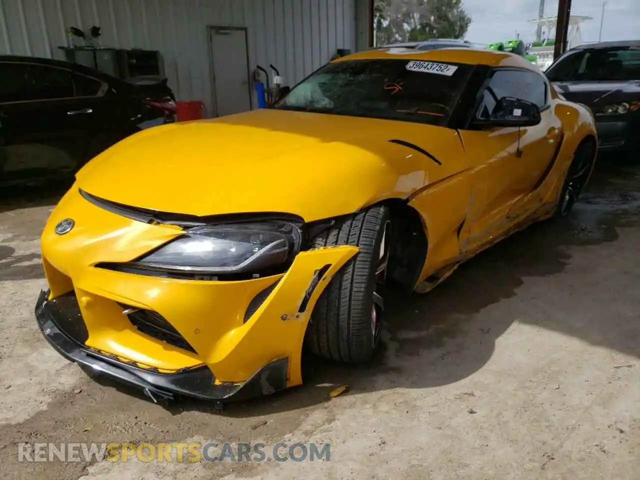 2 Photograph of a damaged car WZ1DB4C00LW025952 TOYOTA SUPRA 2020