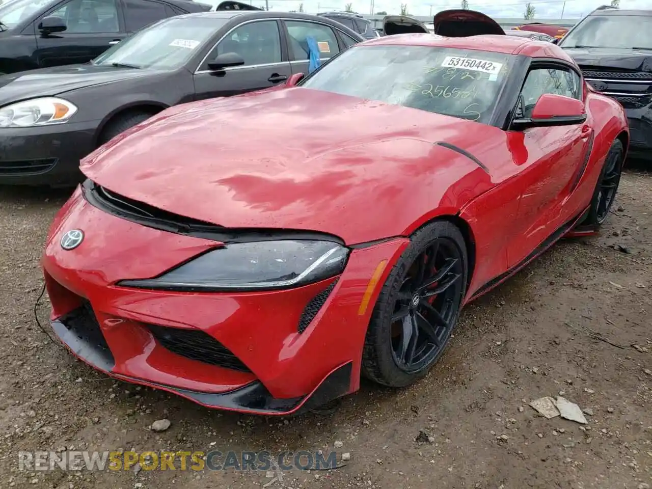 2 fotografías del automóvil dañado WZ1DB4C01LW021859 TOYOTA SUPRA 2020