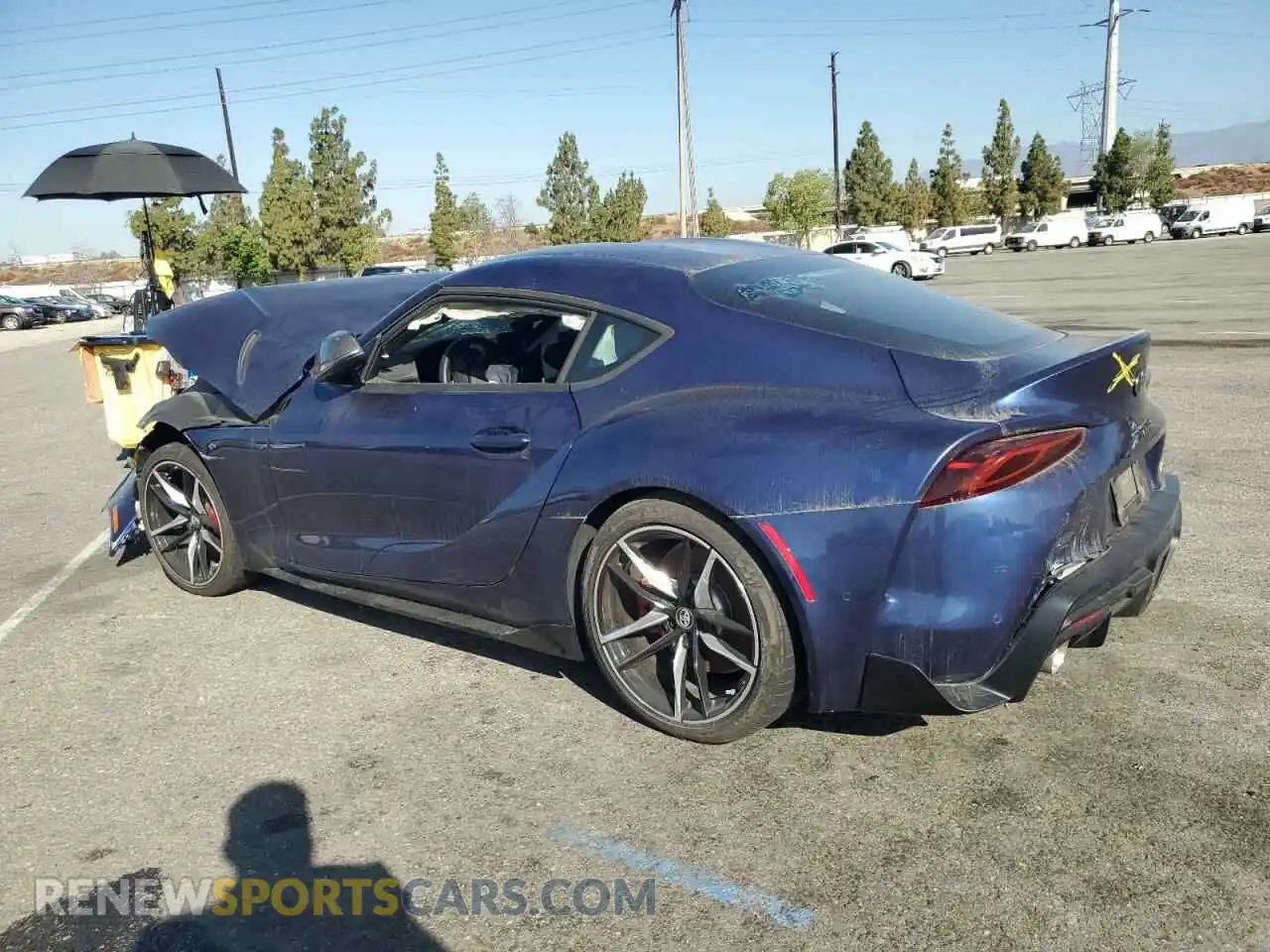 2 Фотография поврежденного автомобиля WZ1DB4C02LW032496 TOYOTA SUPRA 2020