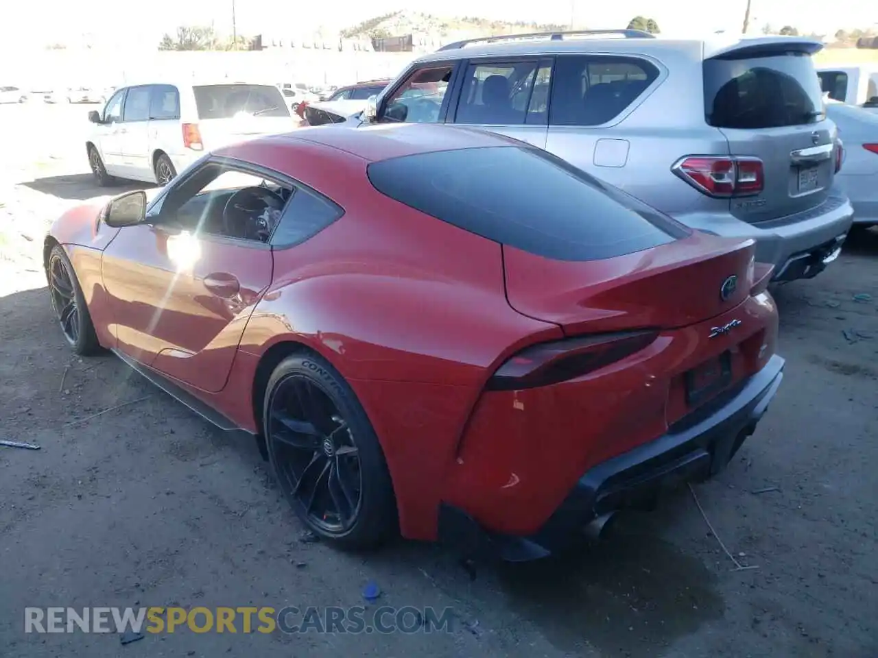 3 fotografías del automóvil dañado WZ1DB4C03LW020616 TOYOTA SUPRA 2020