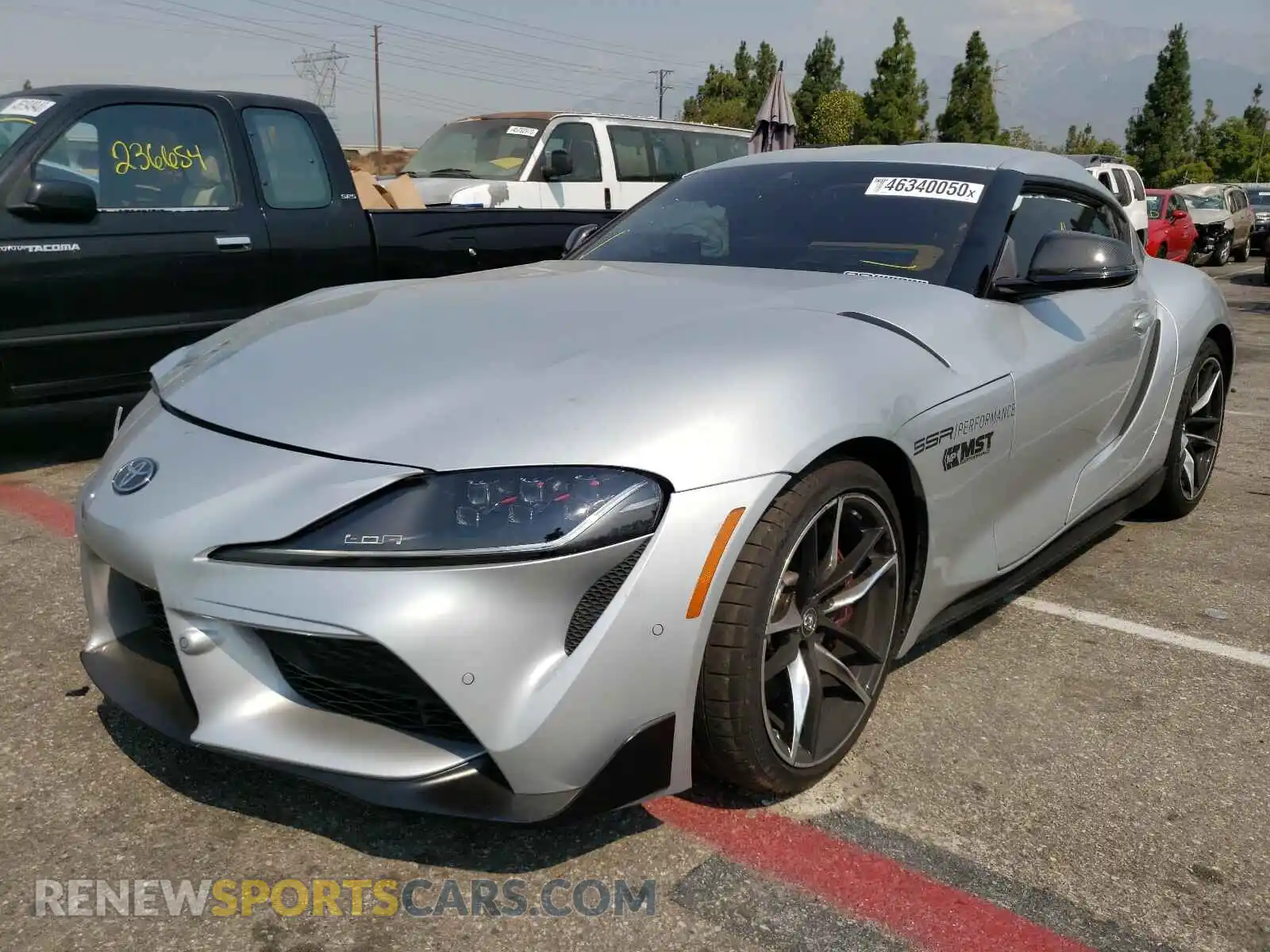 2 Photograph of a damaged car WZ1DB4C09LW028641 TOYOTA SUPRA 2020