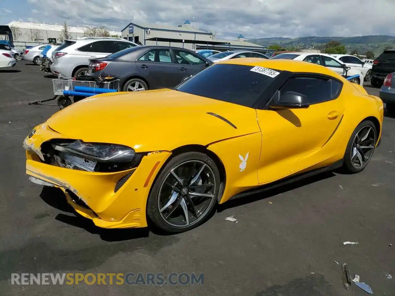 1 Photograph of a damaged car WZ1DB0C01MW034802 TOYOTA SUPRA 2021
