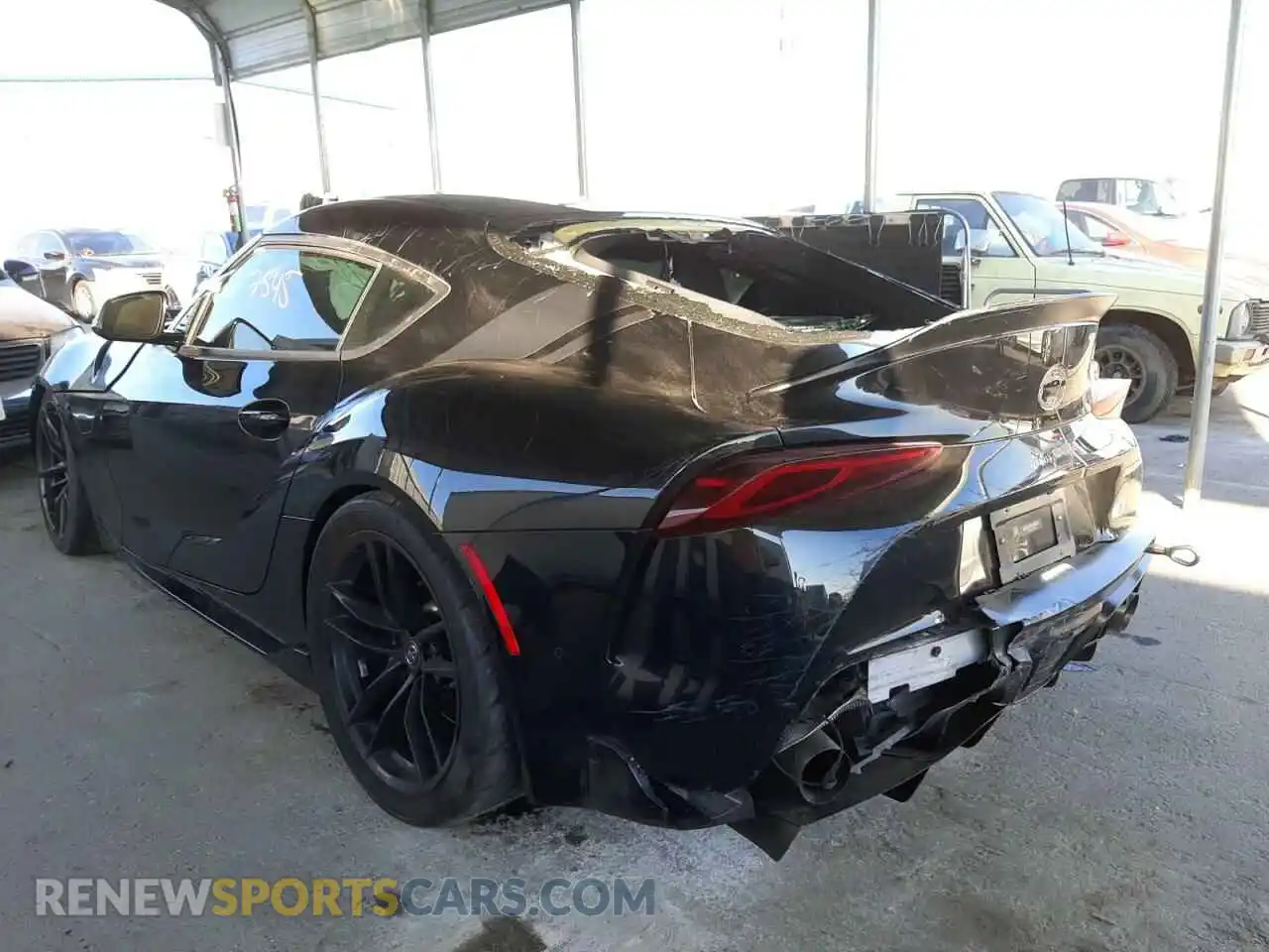 3 fotografías del automóvil dañado WZ1DB0C01MW037022 TOYOTA SUPRA 2021