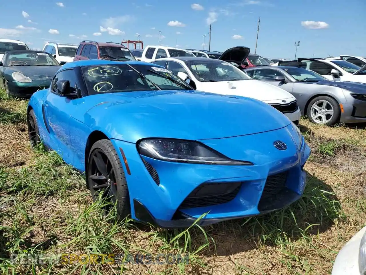 1 Photograph of a damaged car WZ1DB0C02MW036641 TOYOTA SUPRA 2021